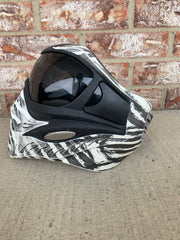 Used V-Force Grill Paintball Mask - Zebra LE