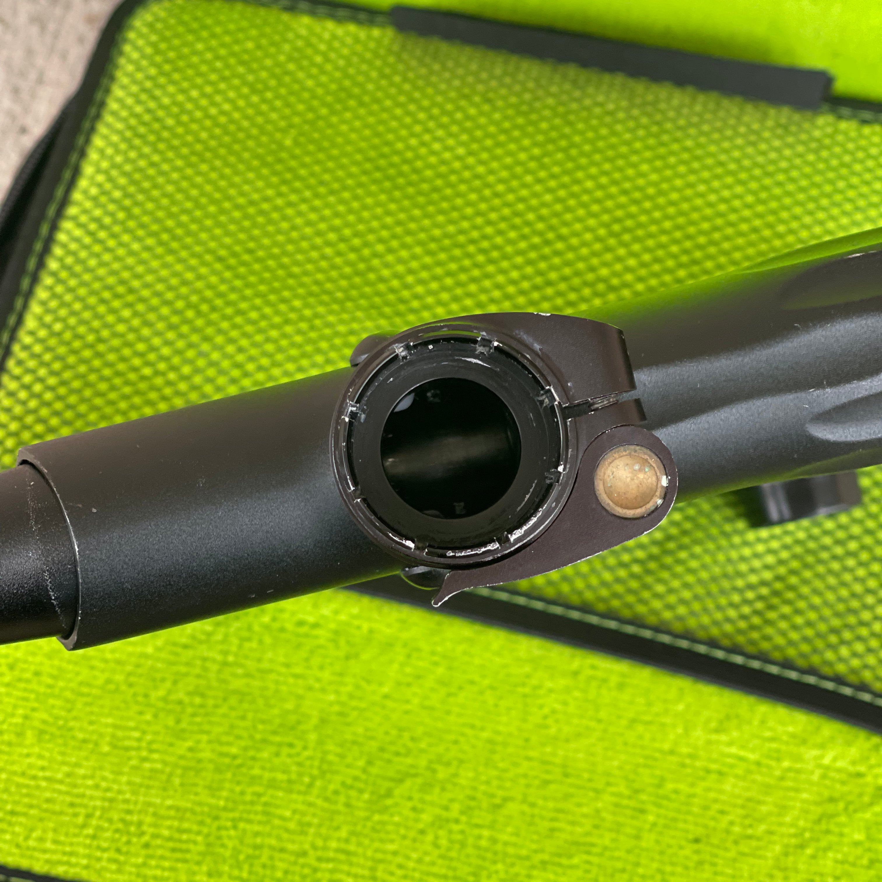 Used Empire Axe Paintball Gun - Black w/ Low rise Feedneck & Exalt Case