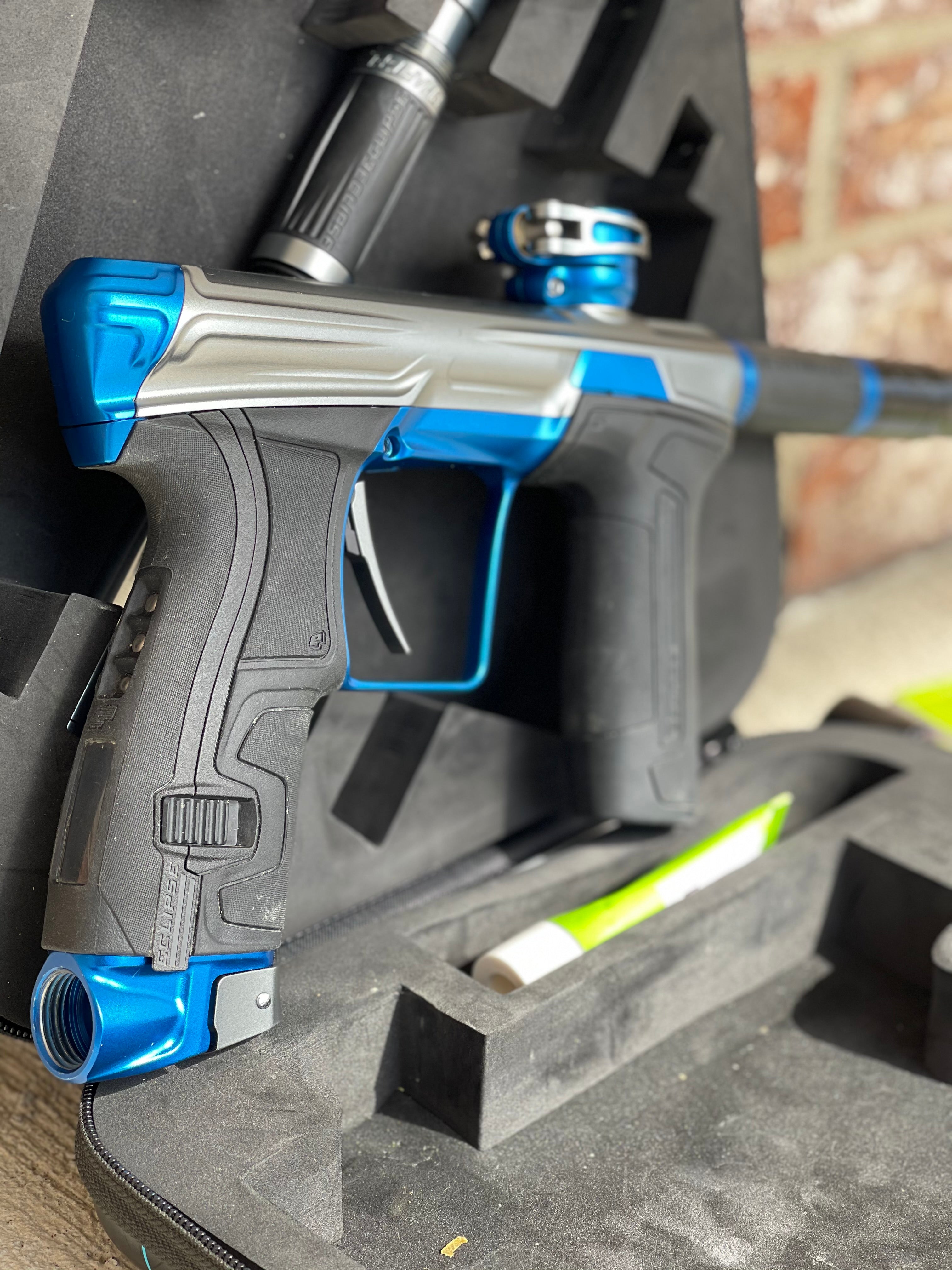 Used Planet Eclipse CS2 Paintball Marker- Grey / Blue
