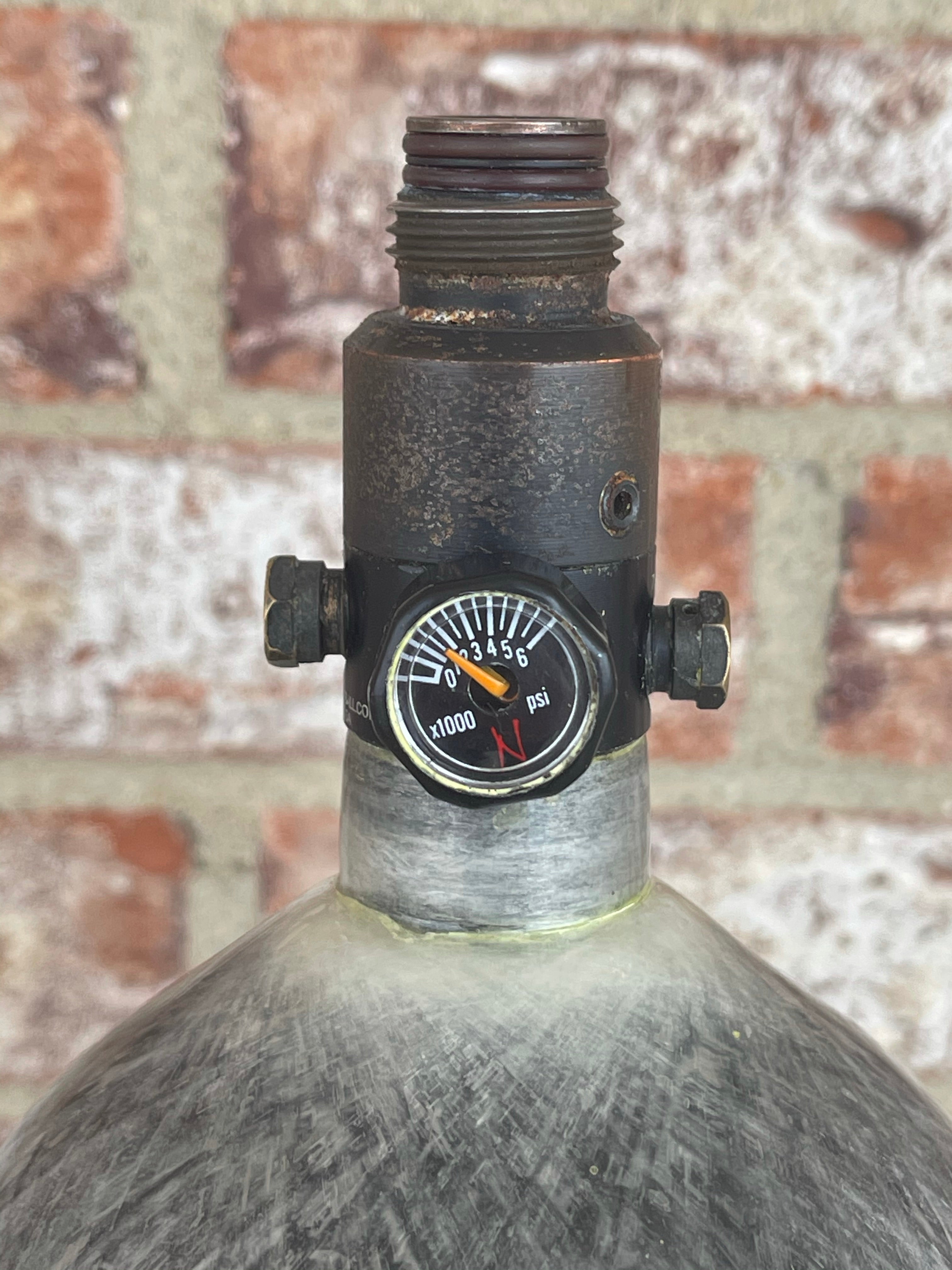 Used Ninja Lite 68/4500 Paintball Tank - Grey Ghost