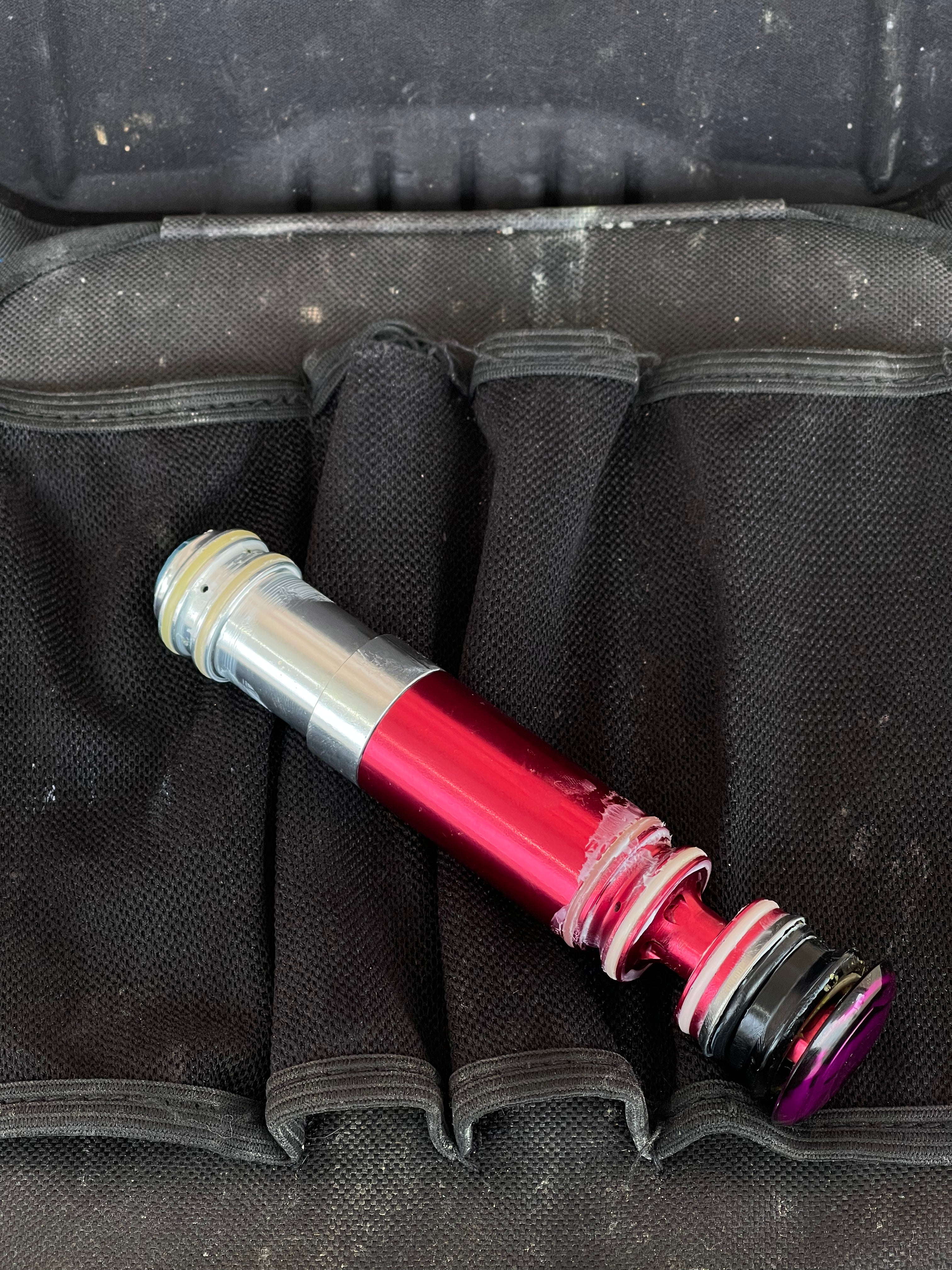 Used Shocker XLS Paintball Gun - Purple Acid Wash