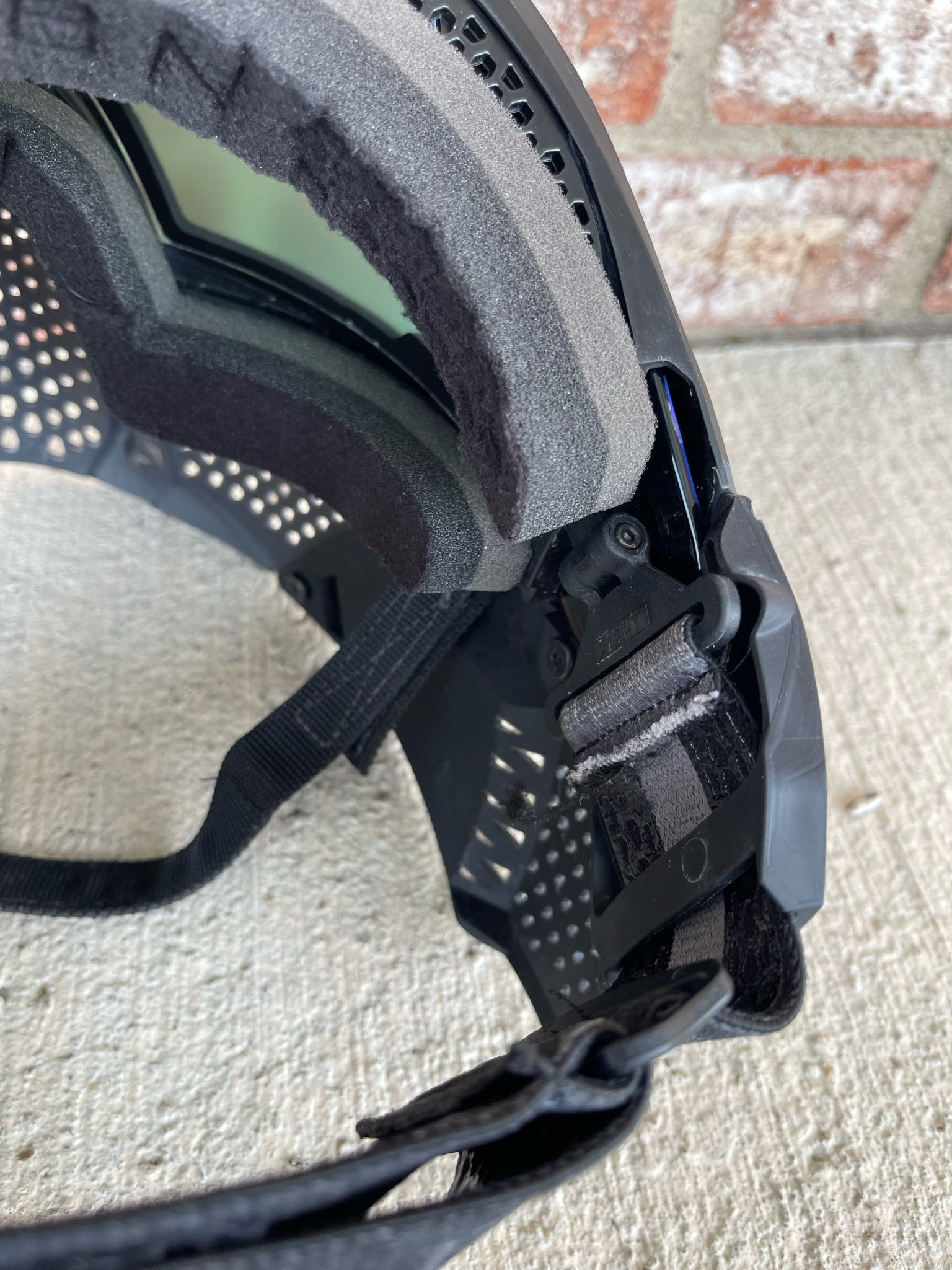 Used Carbon LESS Paintball Mask - Coal (Black)