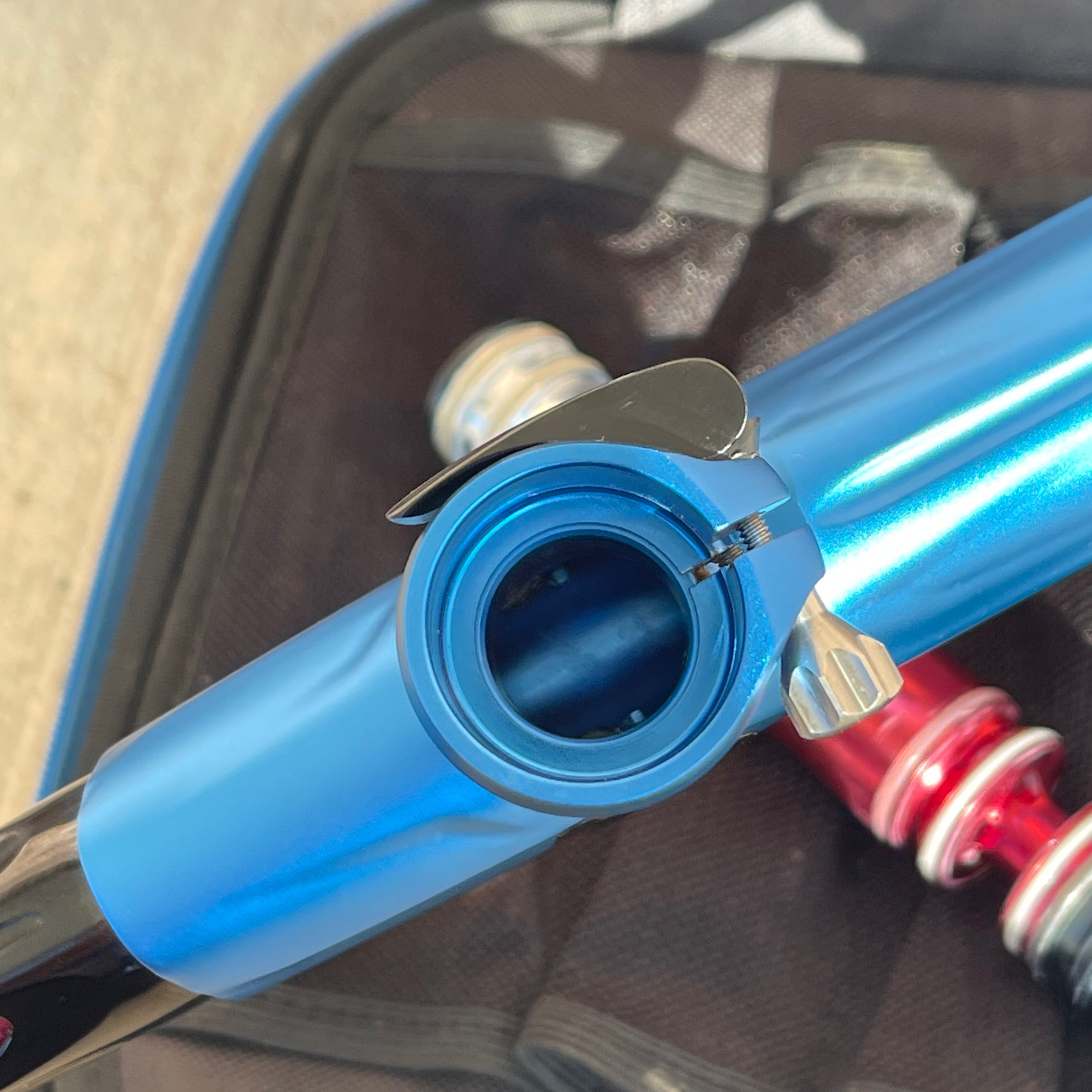 Used Shocker XLS Paintball Gun - Blue/Black