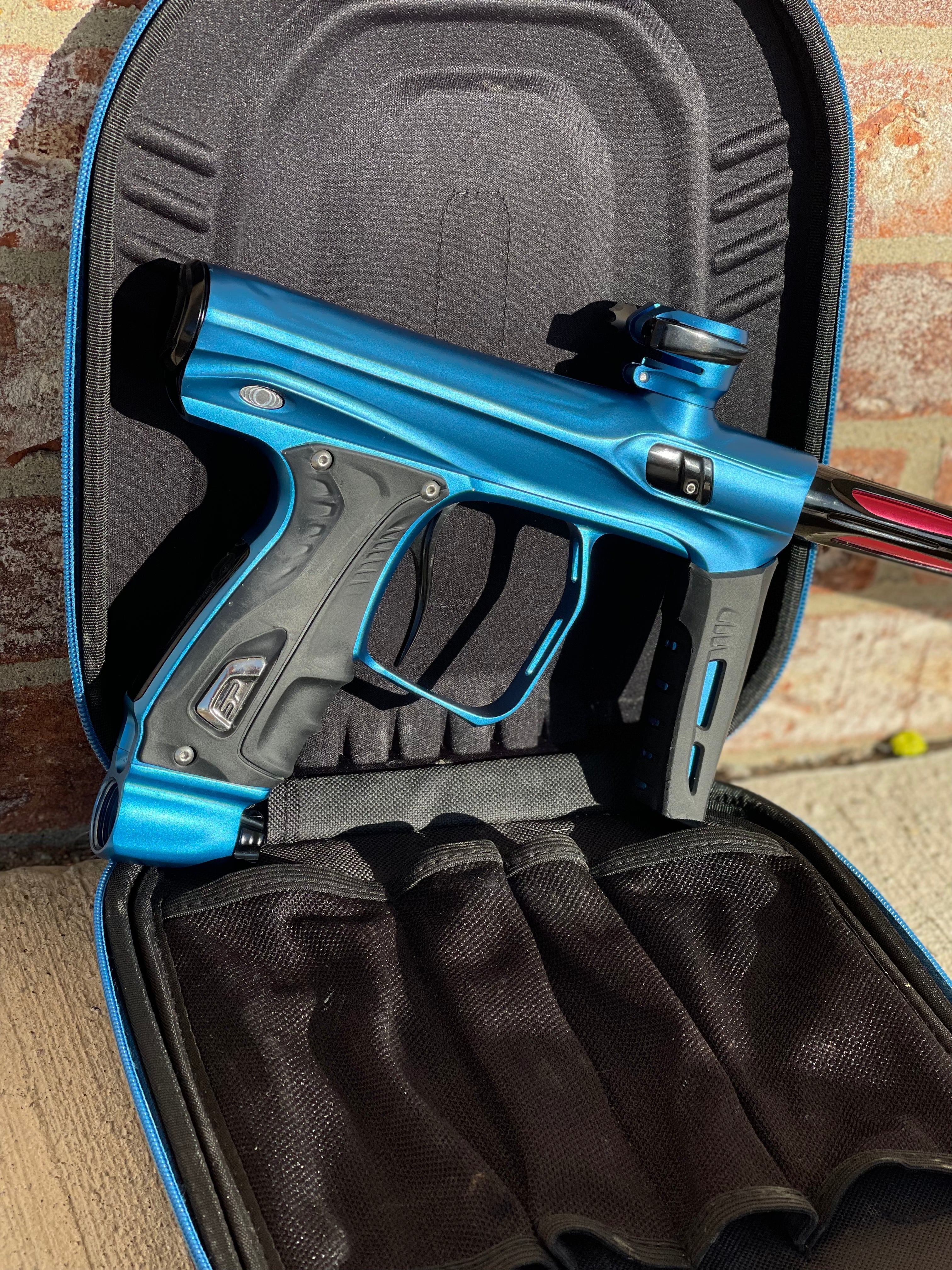 Used Shocker XLS Paintball Gun - Blue/Black