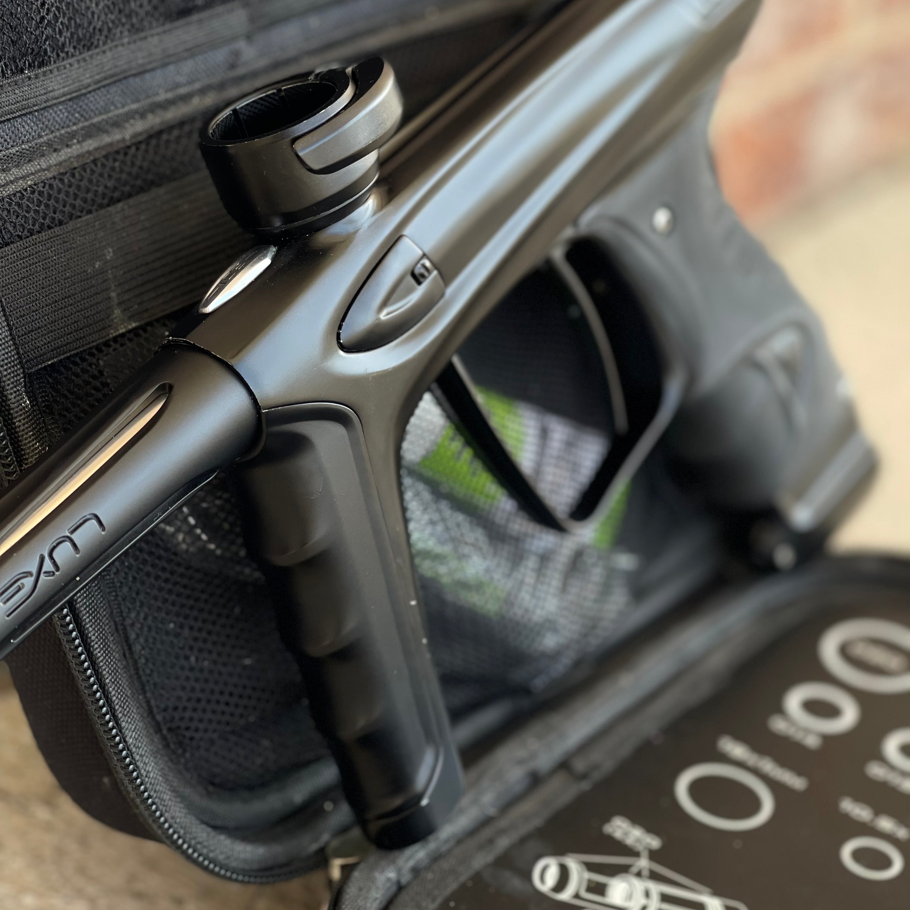 Used DLX Luxe Ice Paintball Gun - Dust Black