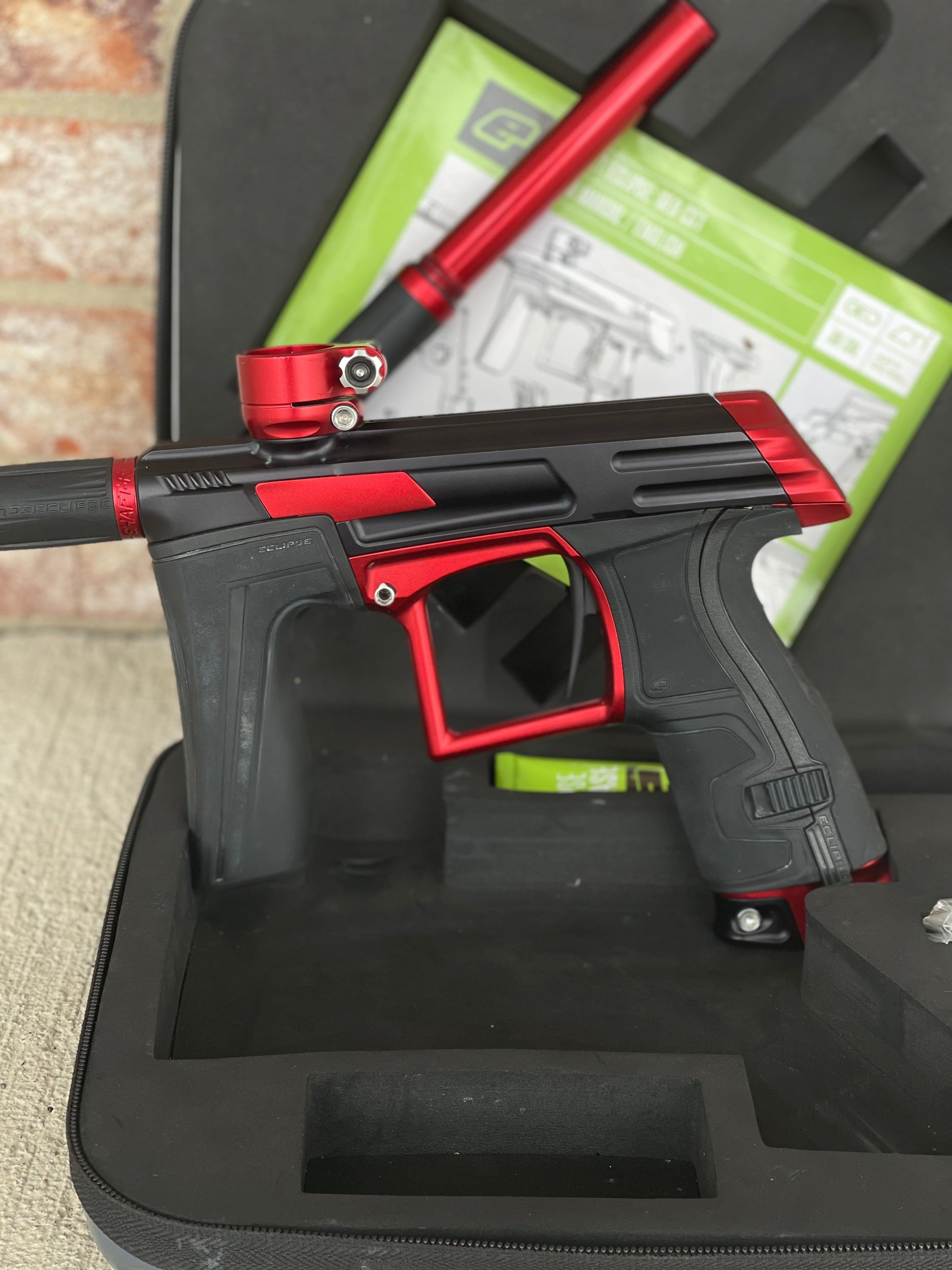 Used Planet Eclipse CS1.5 Paintball Gun - Black/Red