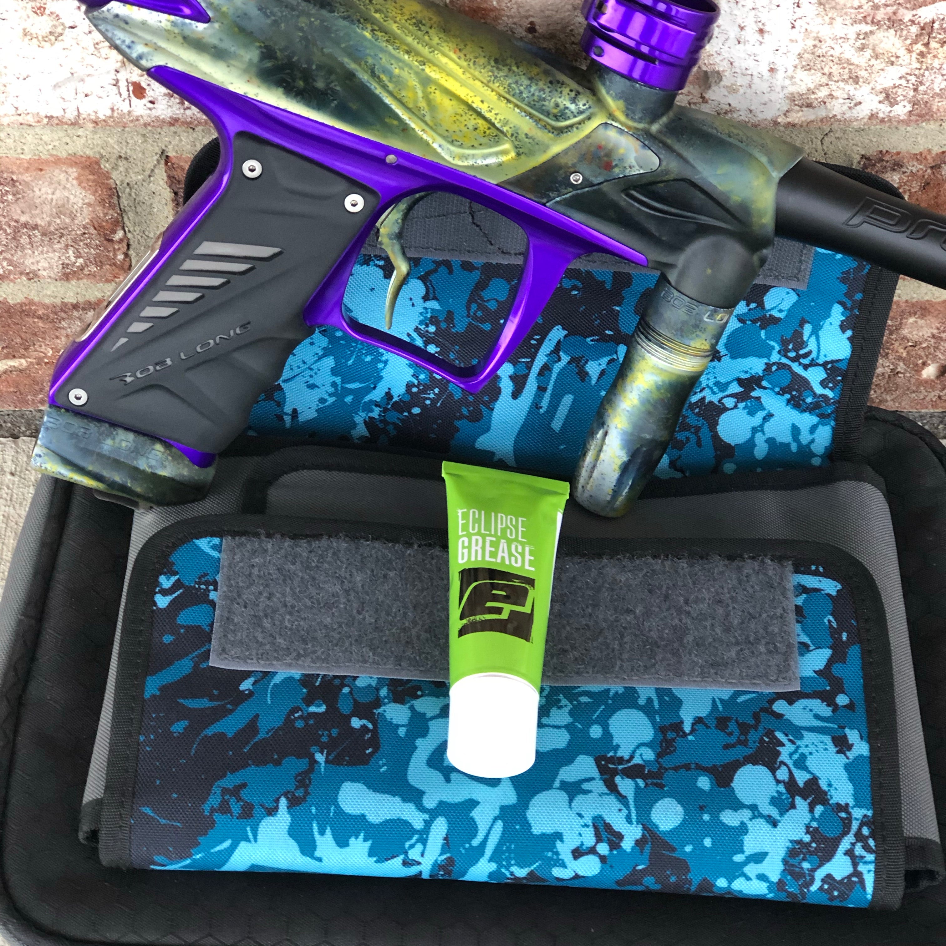 Used Bob Long Onslaught Paintball Gun - Rusty Yellow Special Anno