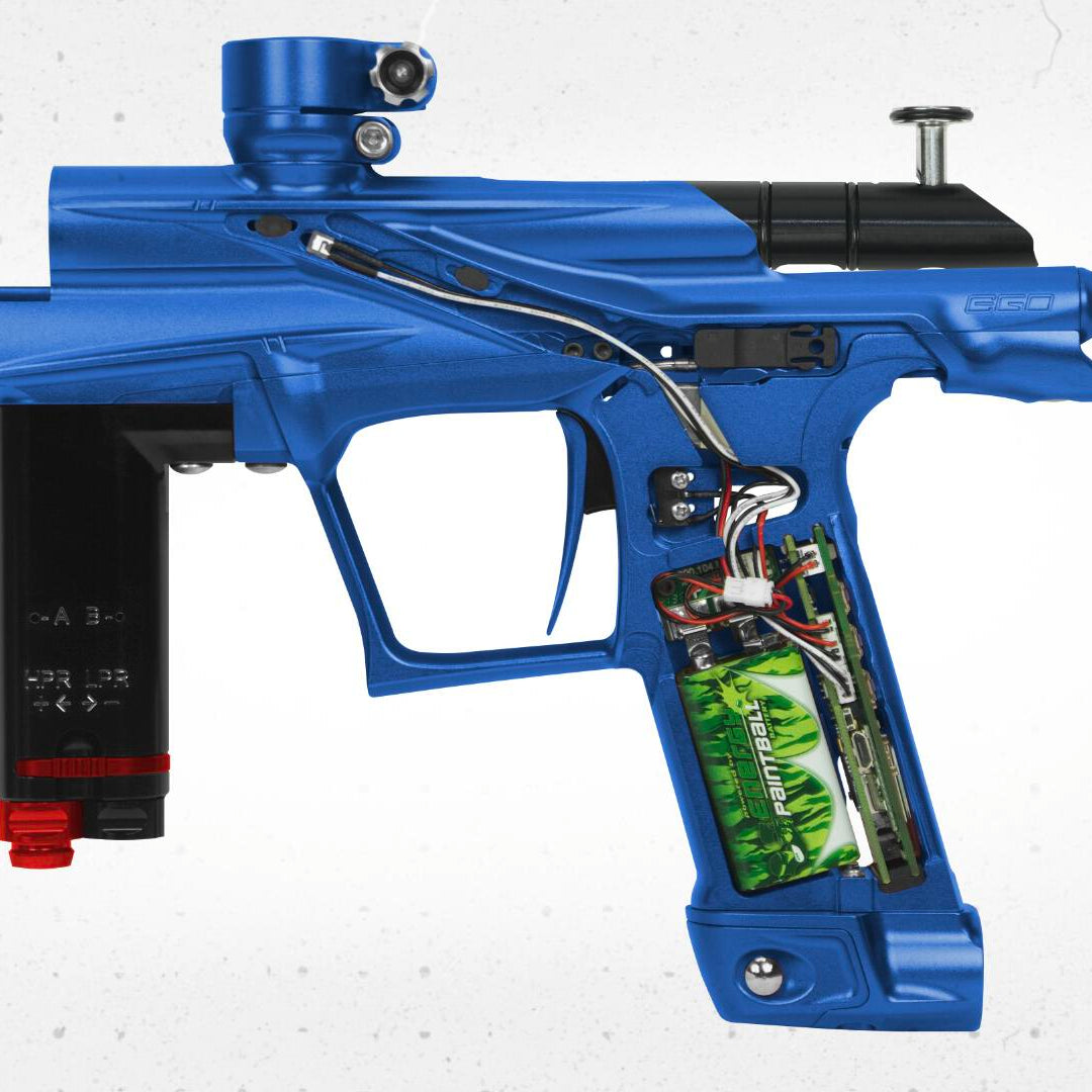 Planet Eclipse Ego LV2 Paintball Gun - Revolution (Light Grey/Red)