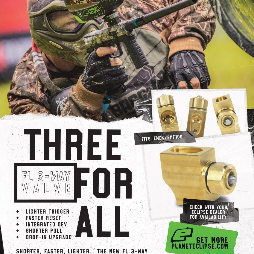 Planet Eclipse FL 3-Way Valve for Emek & EMF100