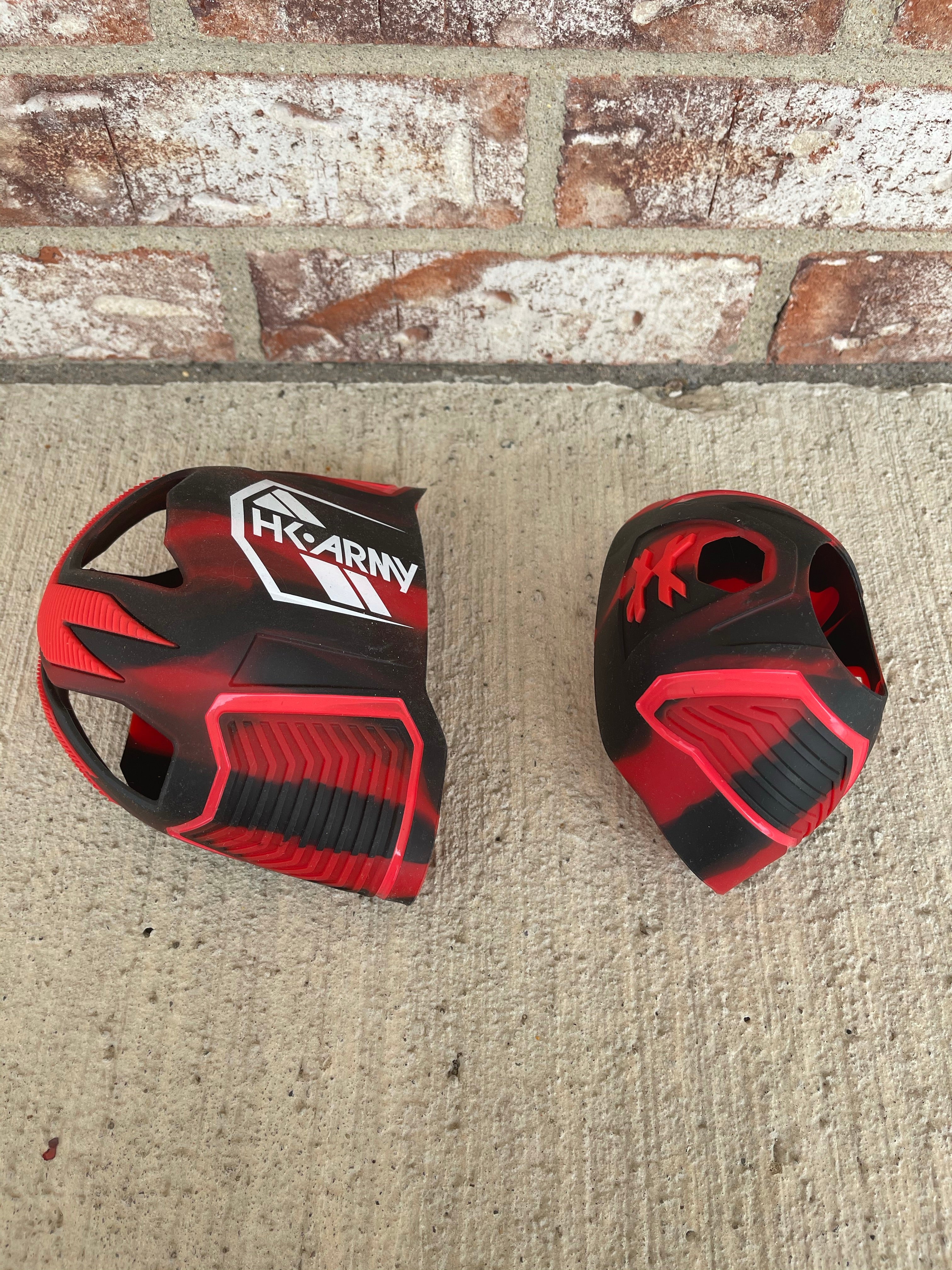 Used HK Army FC Tank Cover - Red/Black Swirl
