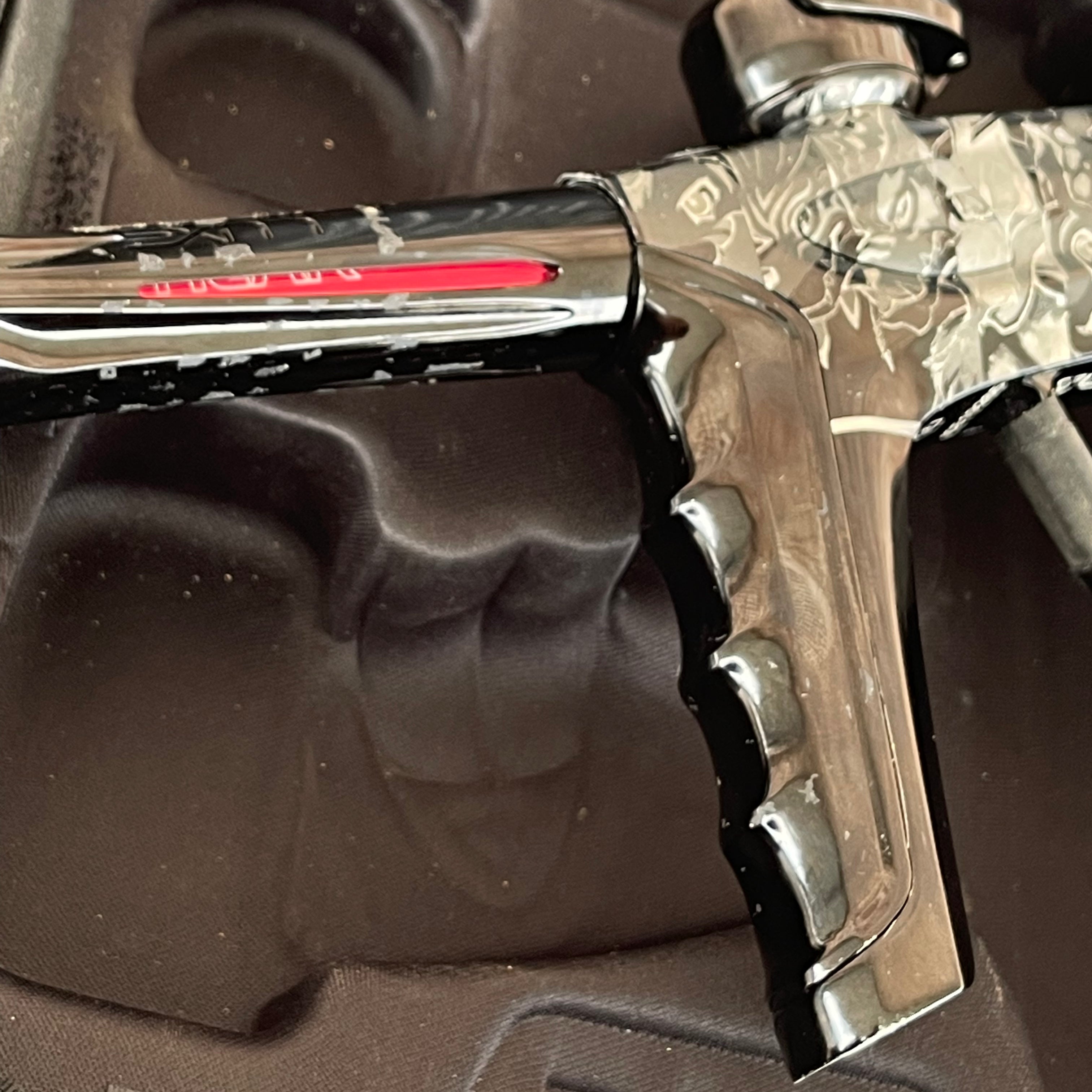 Used DLX Luxe Ice Paintball Gun - Black w/ Laser Engraving