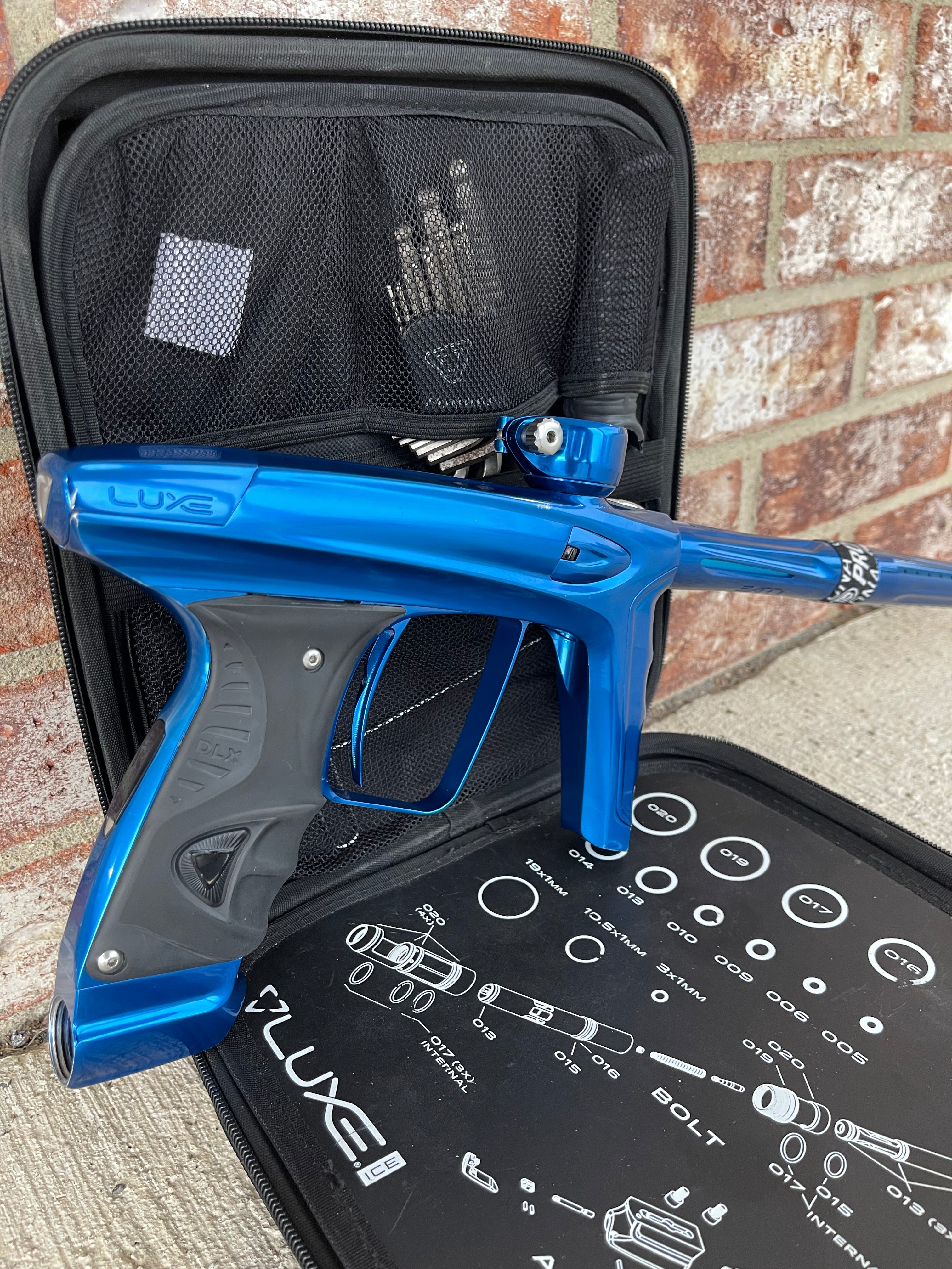 DLX Luxe Ice Paintball Gun - Gloss Blue