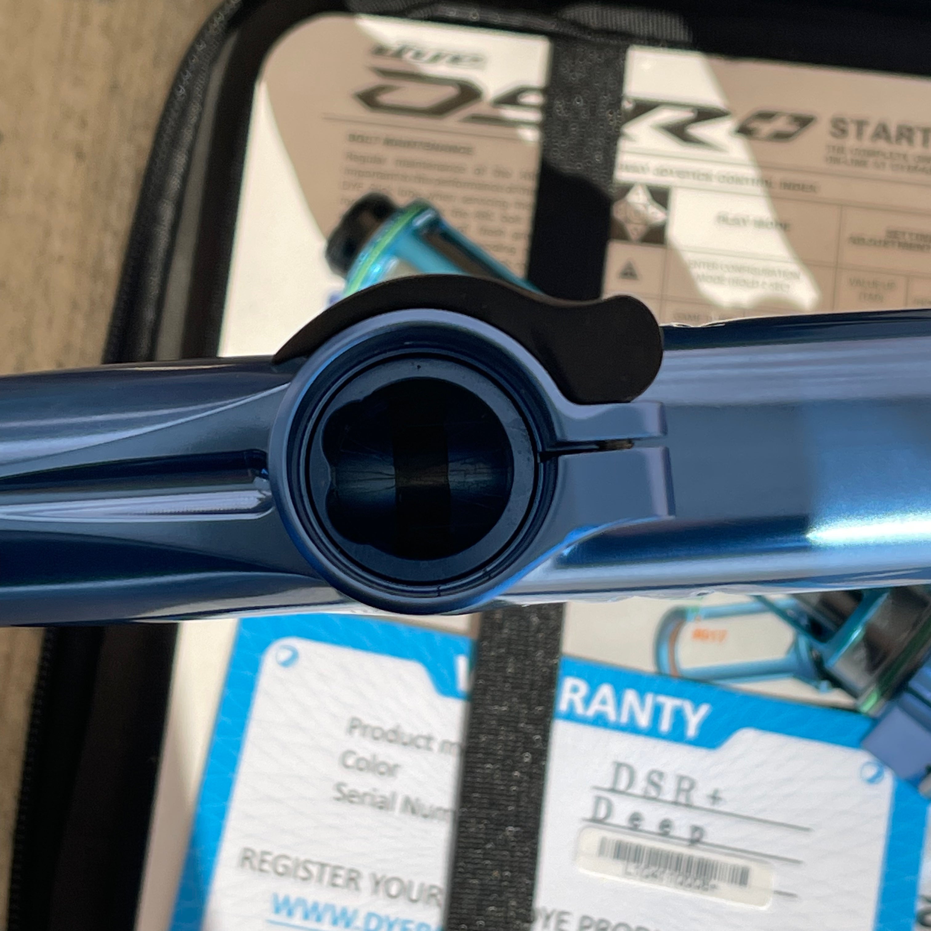 Used Dye DSR+ Paintball Gun - Deep Blue (Polished Blue/Polished Black)