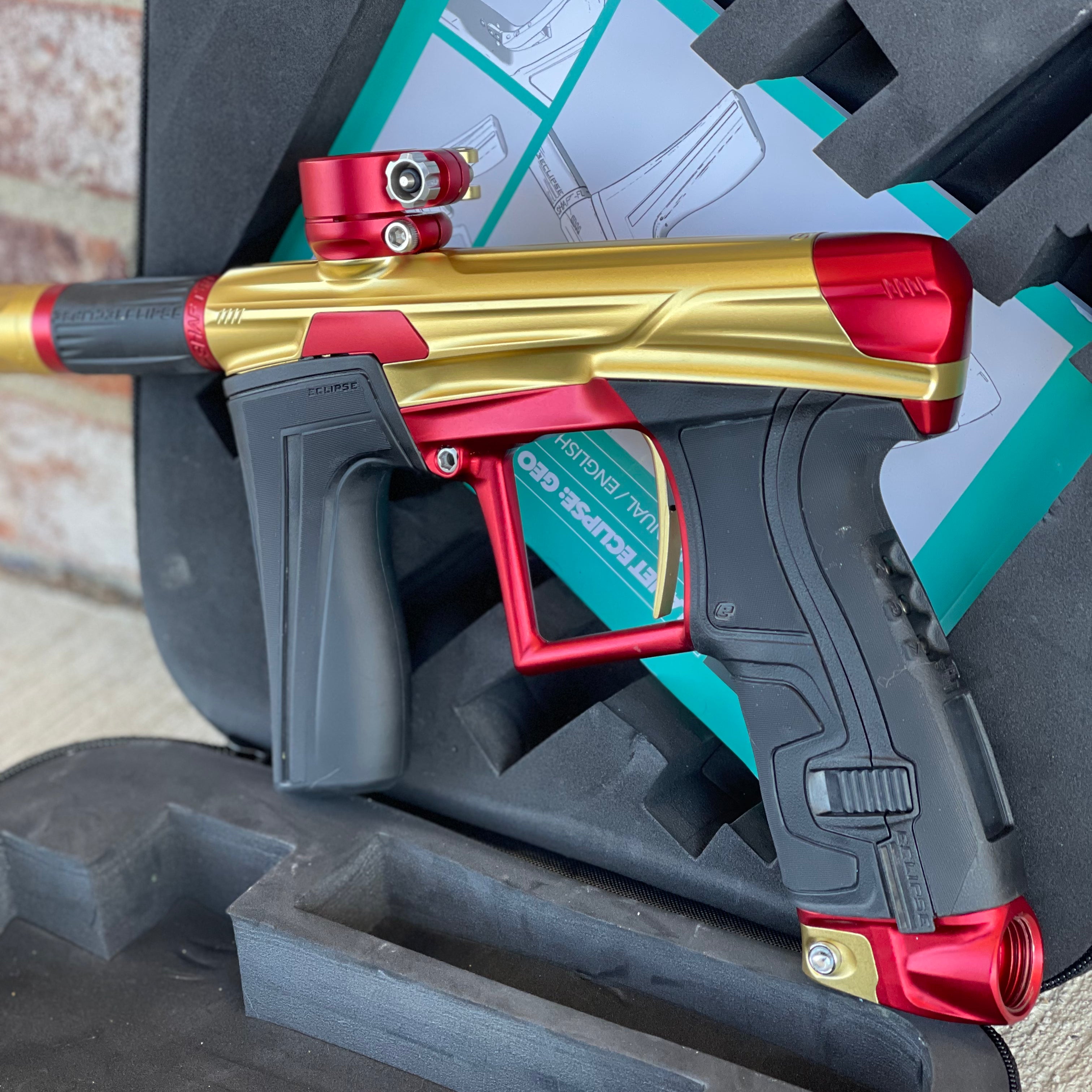 Used Planet Eclipse Geo 4 Paintball Gun - Fire Opal