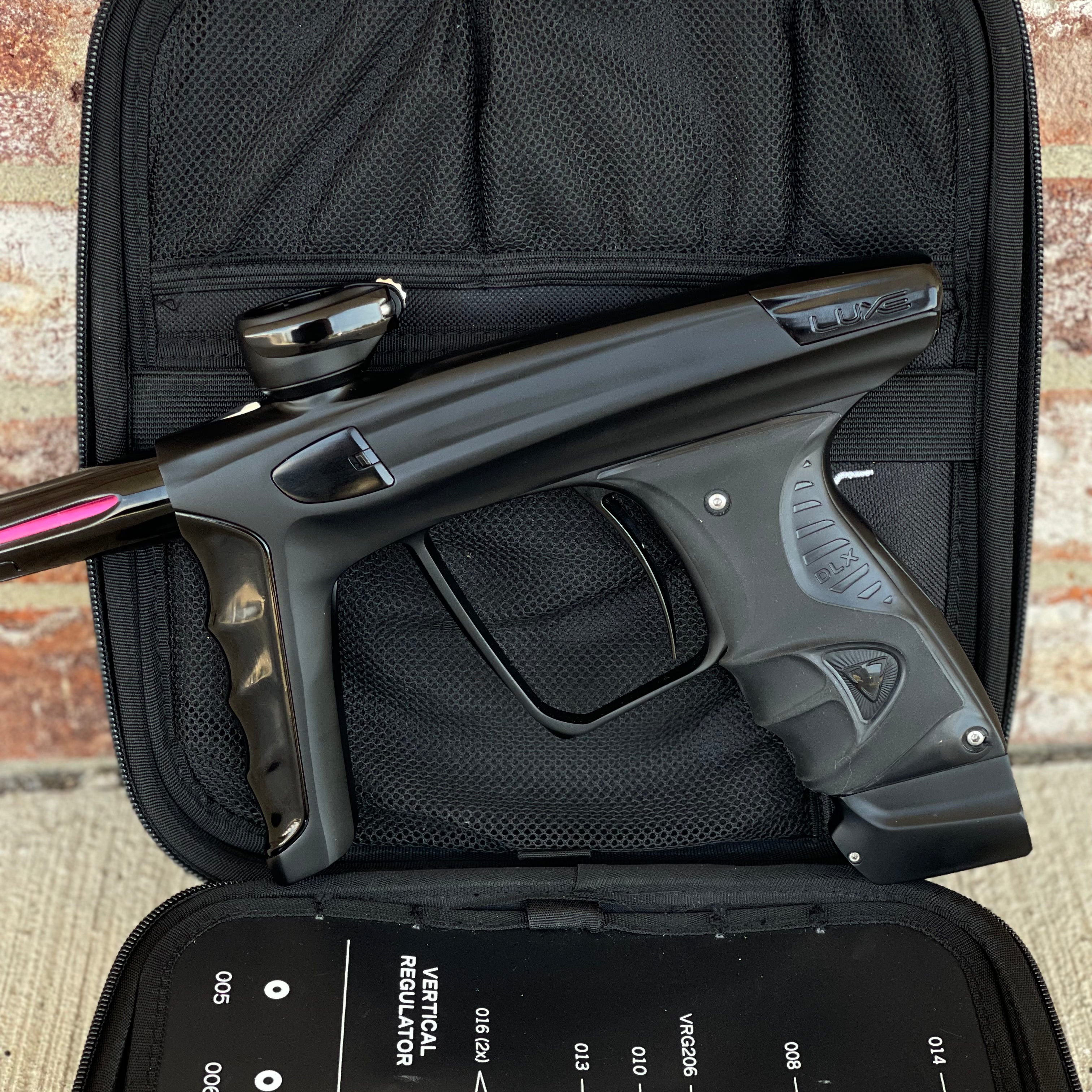Used DLX Luxe X Paintball Gun - Dust Black