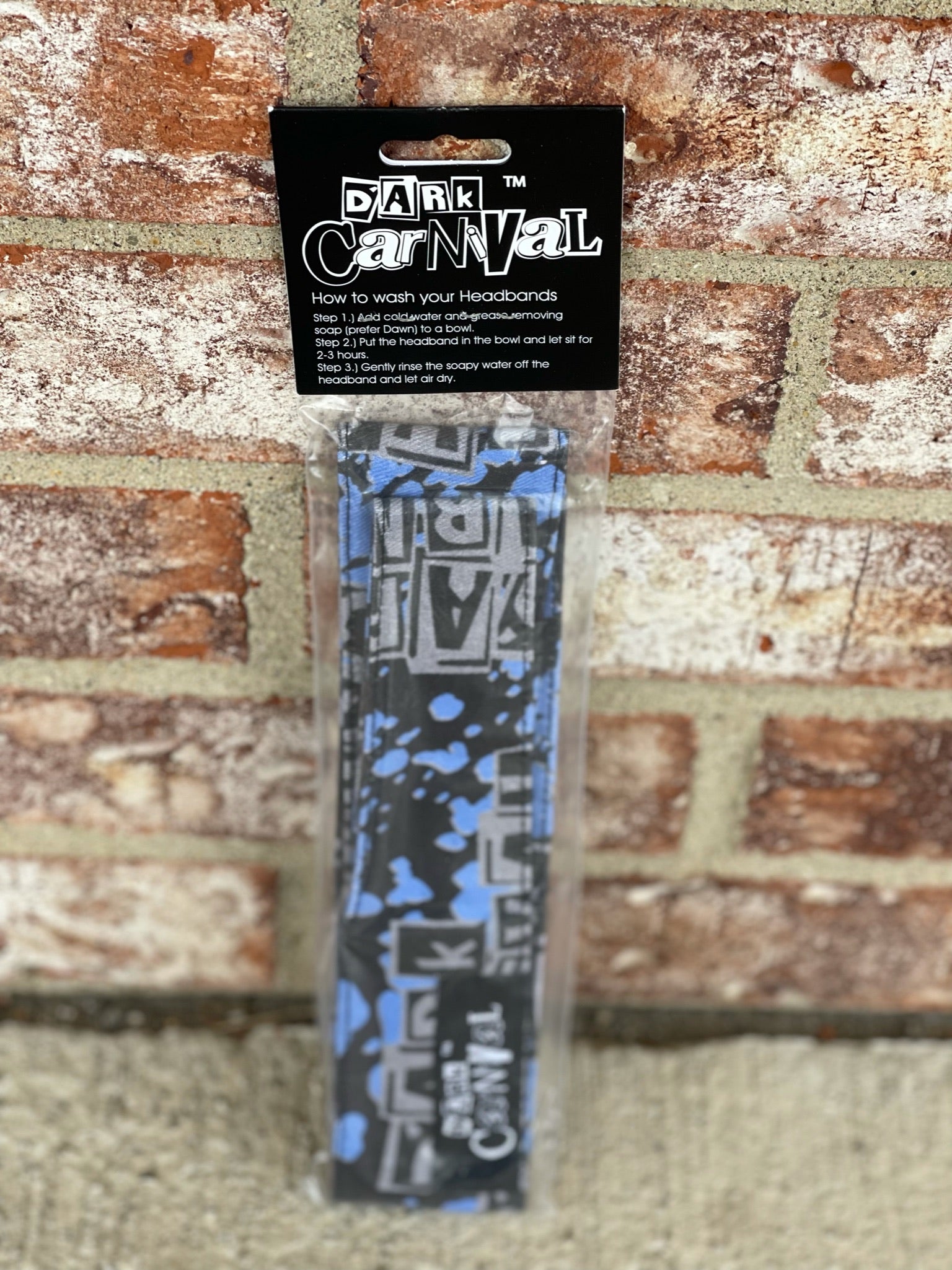 Dark Carnival "Knockout" Headband - White Tag