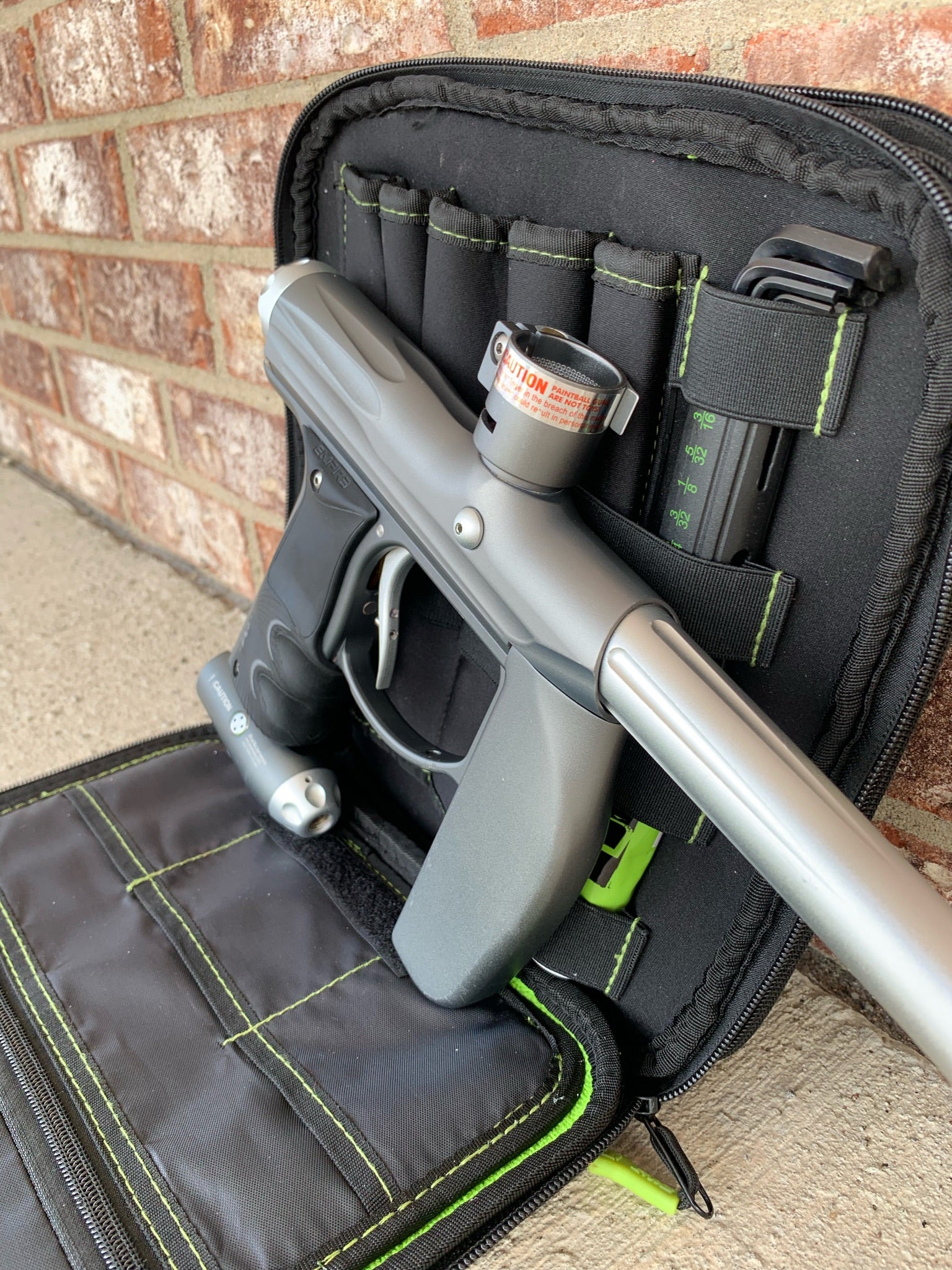 Used Empire Axe Paintball Gun - Pewter/Silver