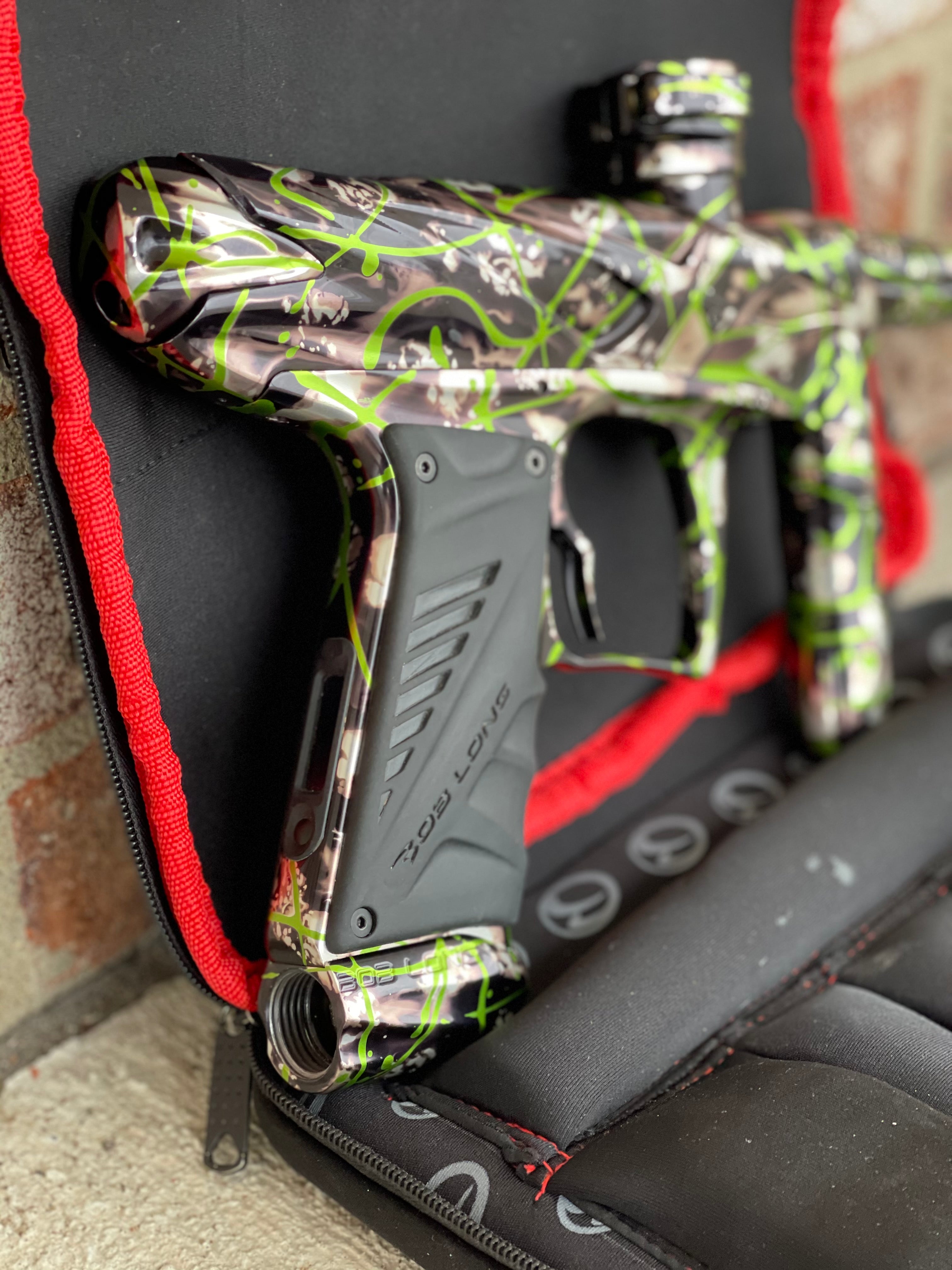 Used Bob Long Onslaught Paintball Gun - Slime Splash