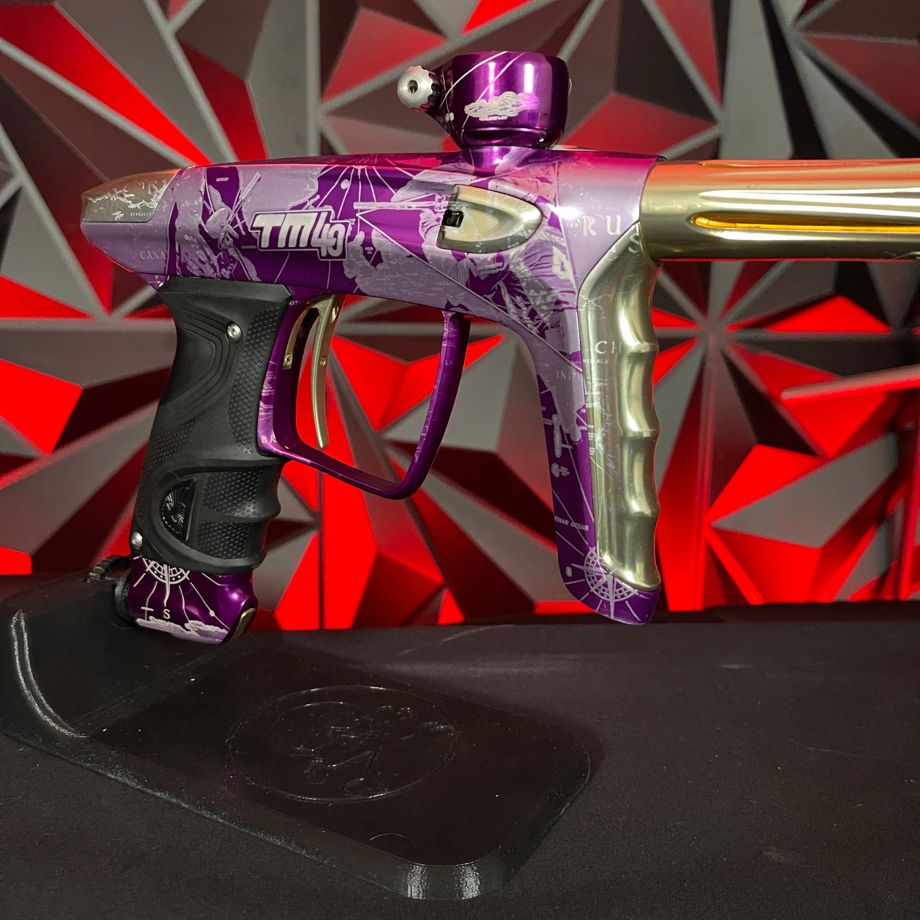 Used DLX Luxe TM40 Paintball Gun - LE Commemorative Edition Purple/Gold **Misprint**