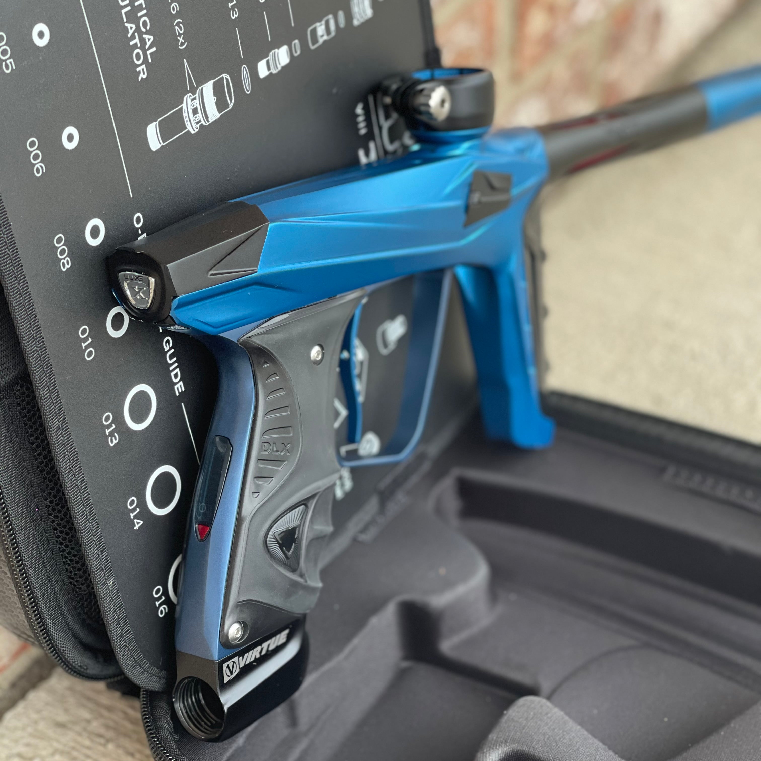 Used Virtue Luxe Ace Paintball Gun - Blue/Black