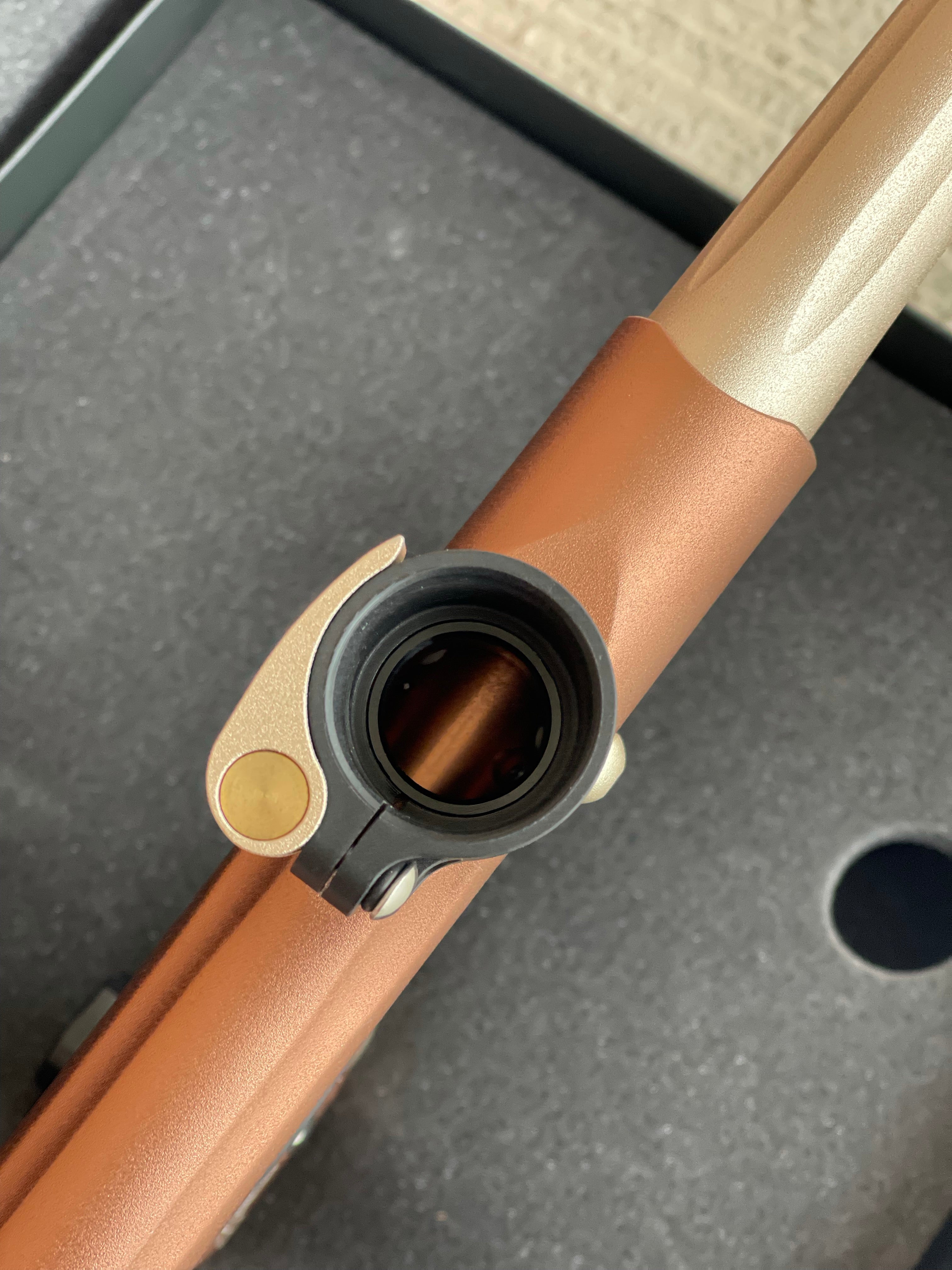 Used Empire Mini GS Paintball Gun- Bronze/Tan