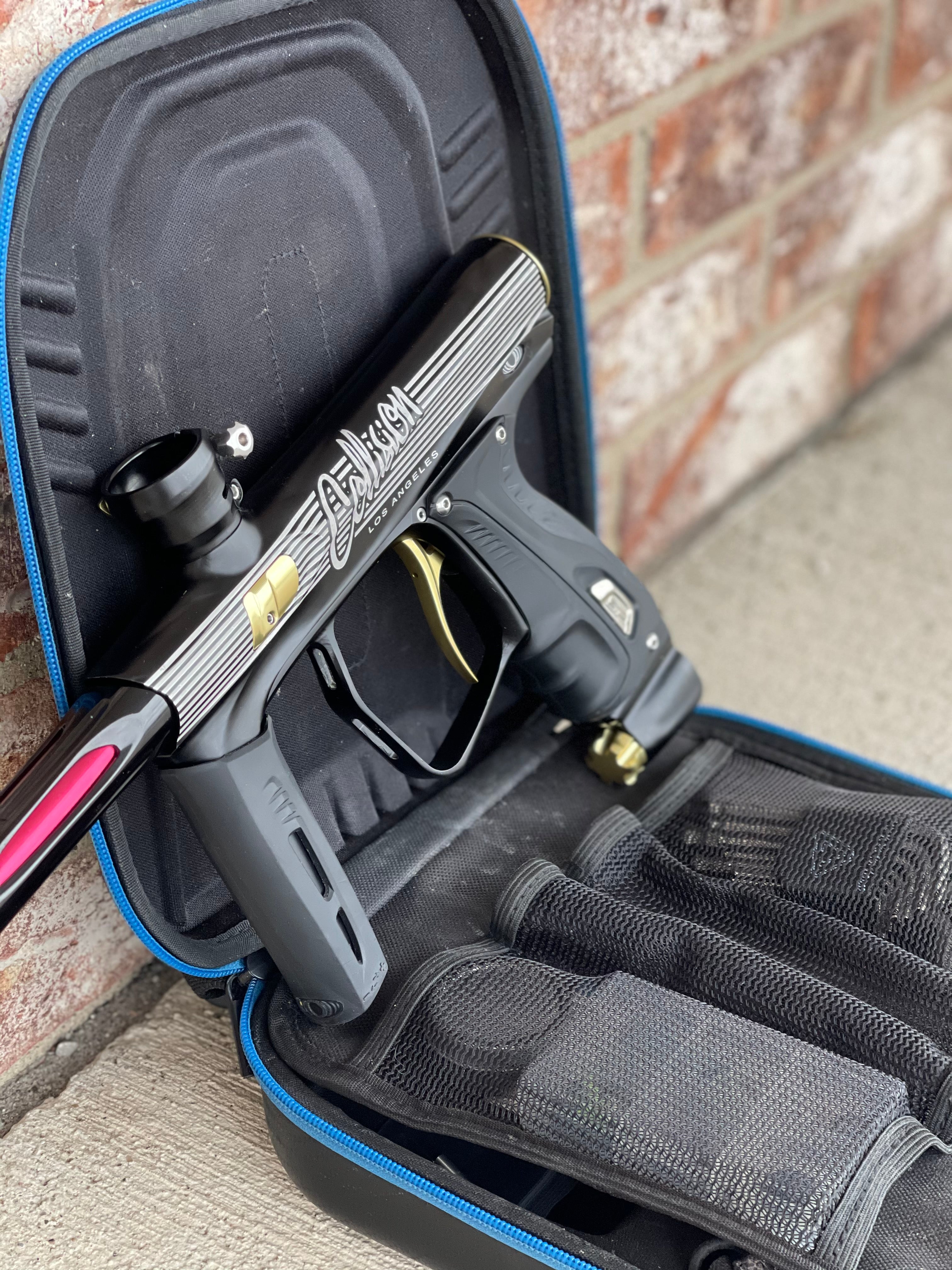 Used Shocker XLS Paintball Gun - LA Collision - Black/Gold