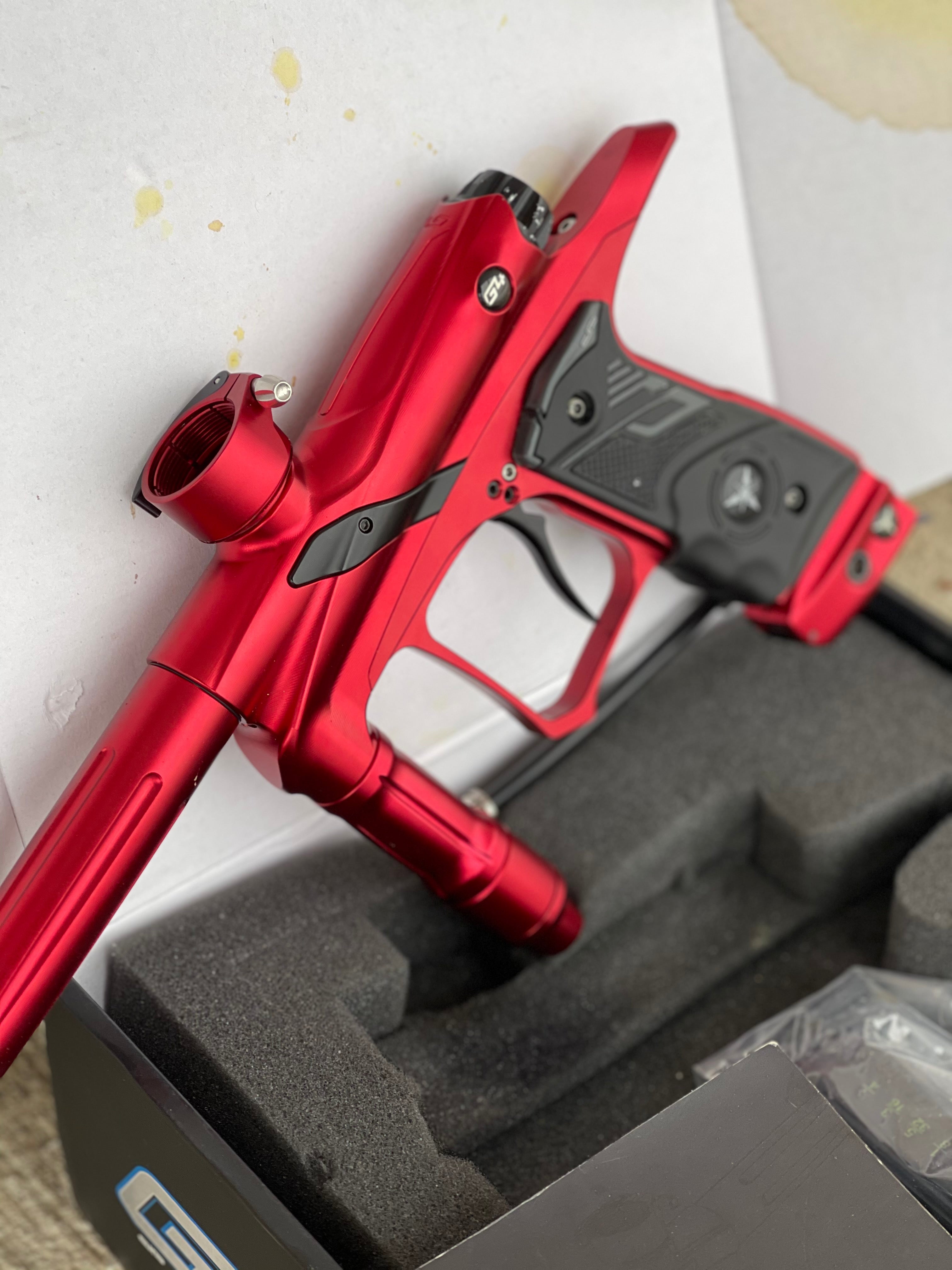 Used Dangerous Power G4 Paintball Gun - Red