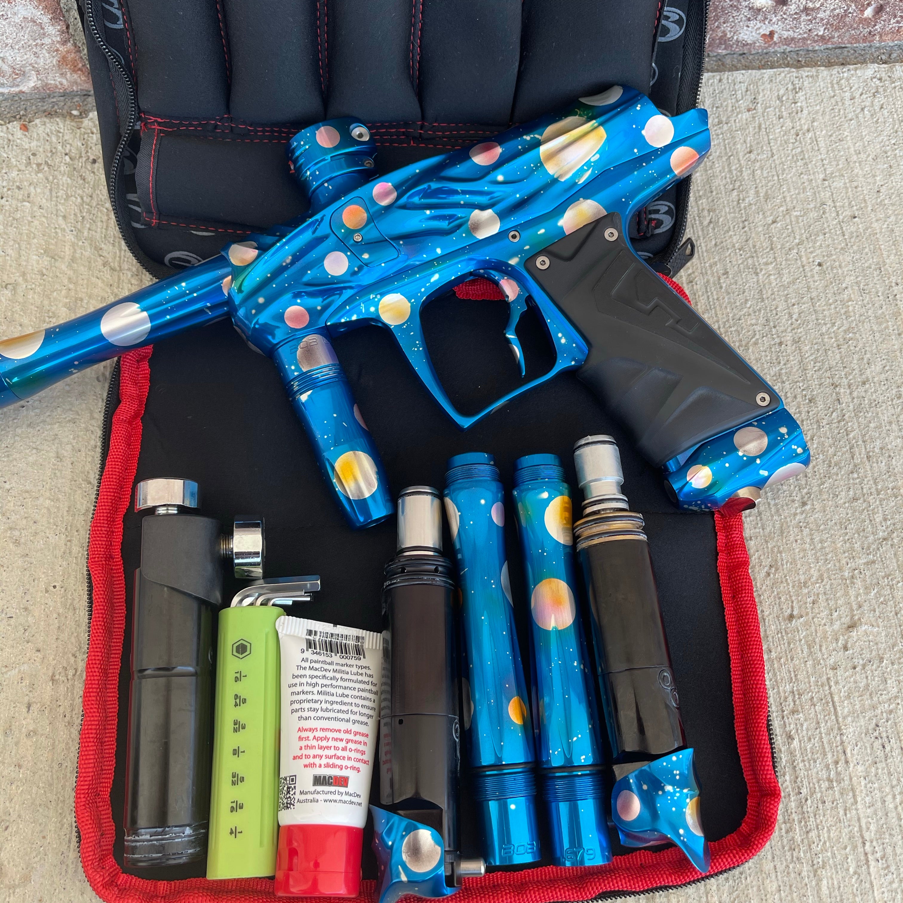 Used Bob Long Reptile Paintball Marker - Planet's (SERIAL #8)