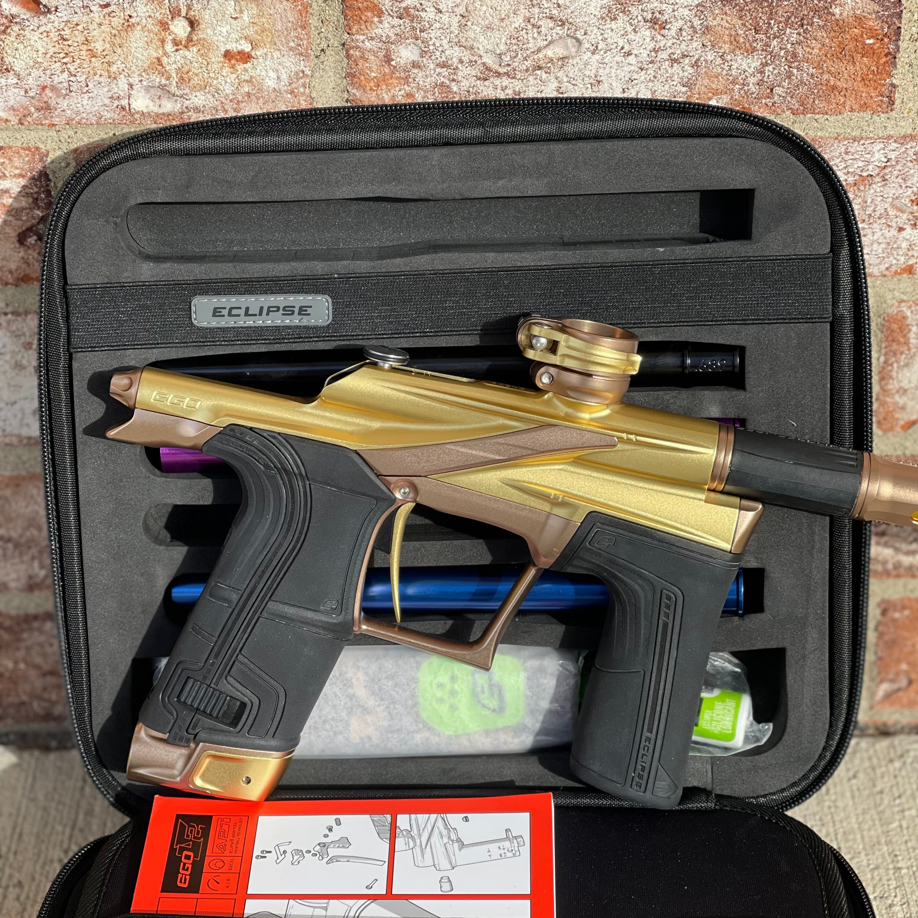 Used Planet Eclipse LV2 Paintball Gun - Crusade w/ 4 s63 Inserts