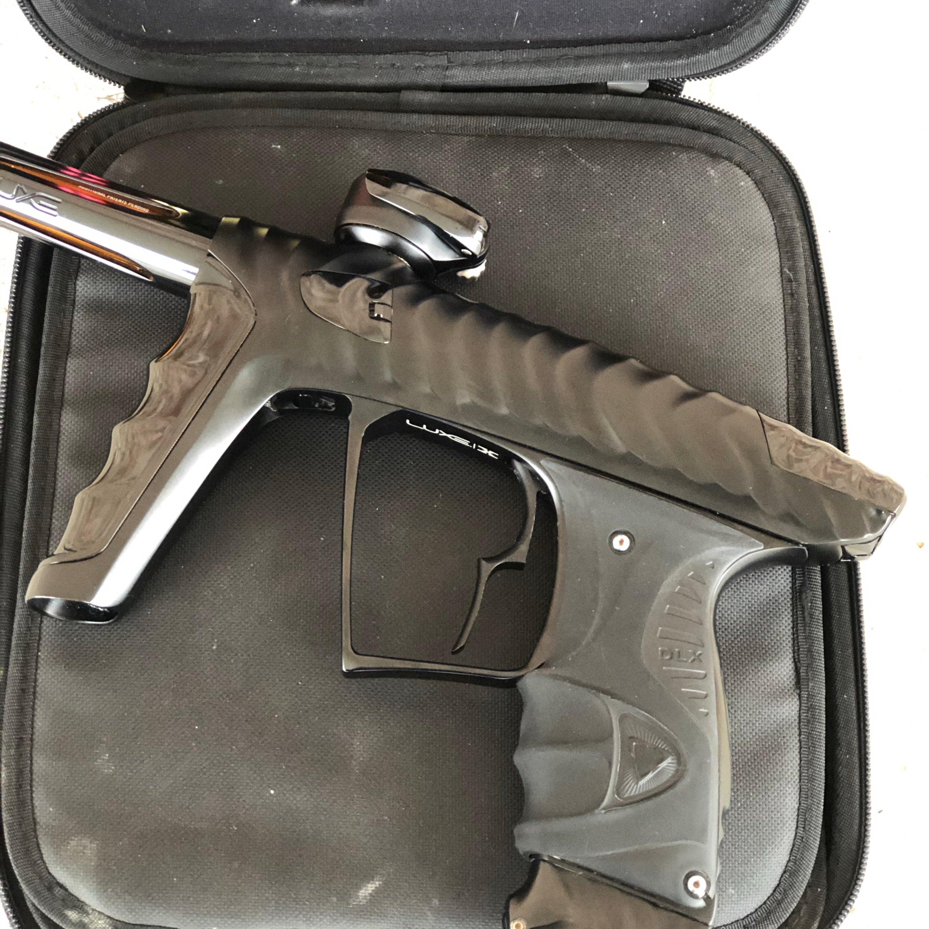 Used HK Army Luxe X Paintball Gun - Dust Black w/ Infamous Trigger and Silencio Tip