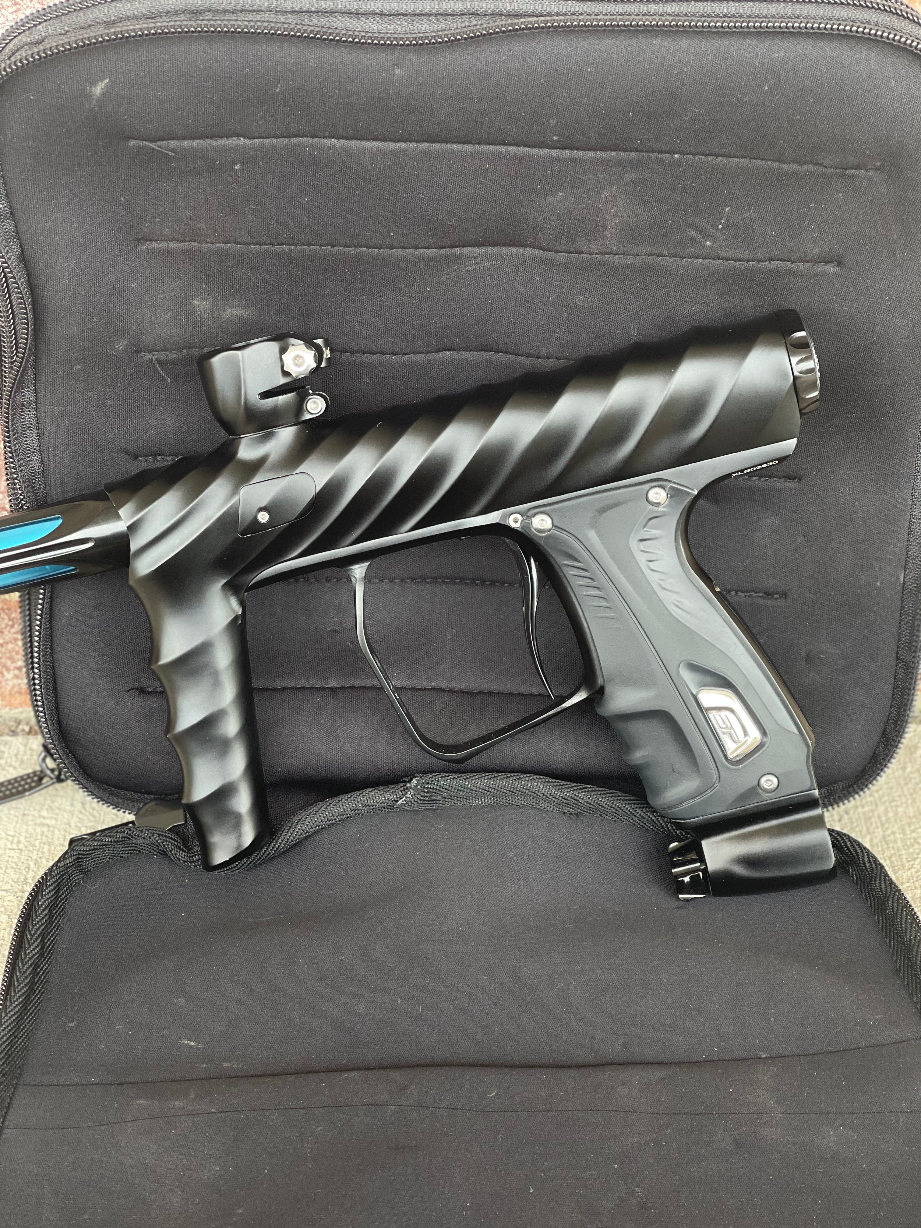 Used Adrenaline Shocker XLS Paintball Gun - w/ Adrenaline CVO Frame and STOCK XLS Electronic Frame