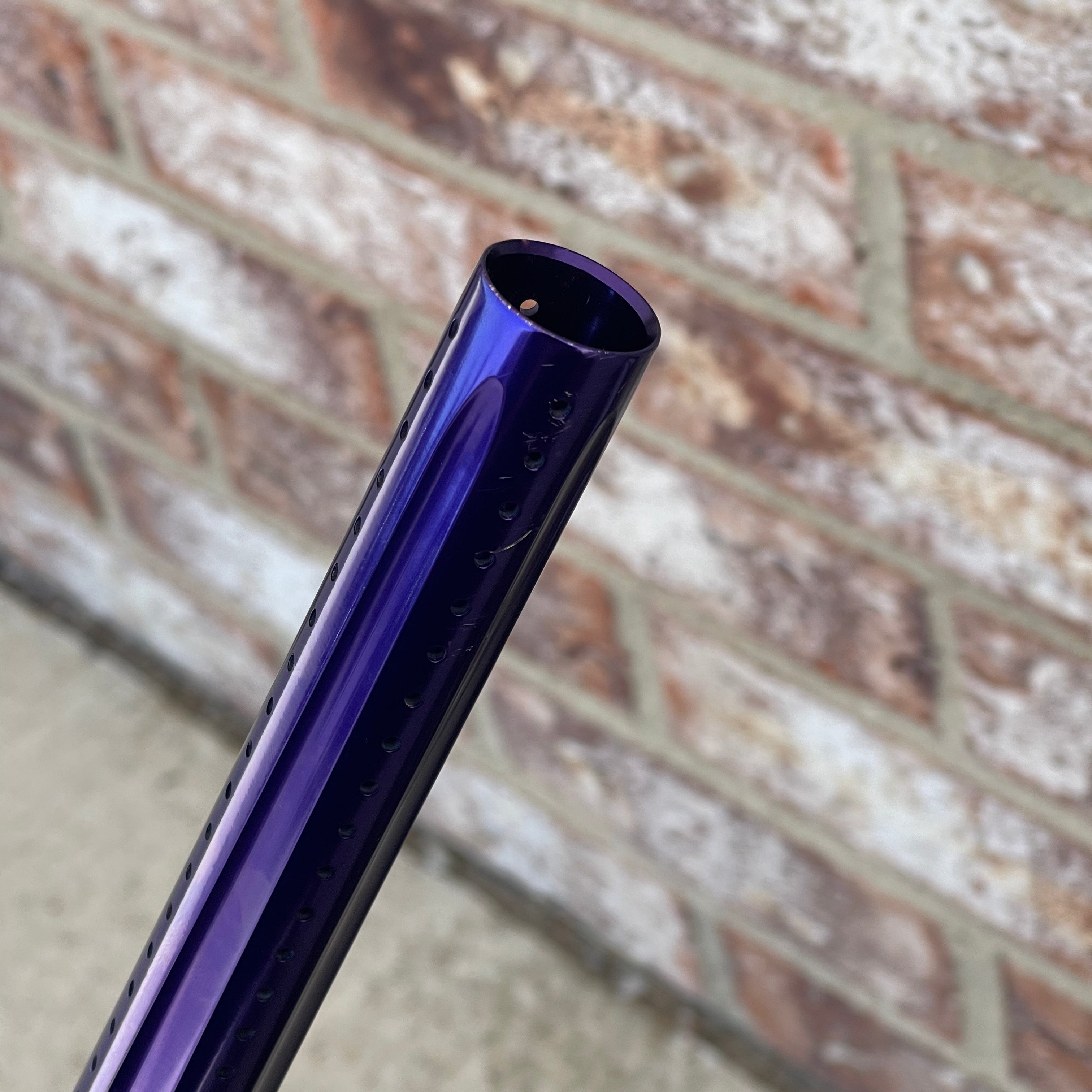 Used DLX Luxe X Paintball Gun - Gloss Purple / Gloss Black