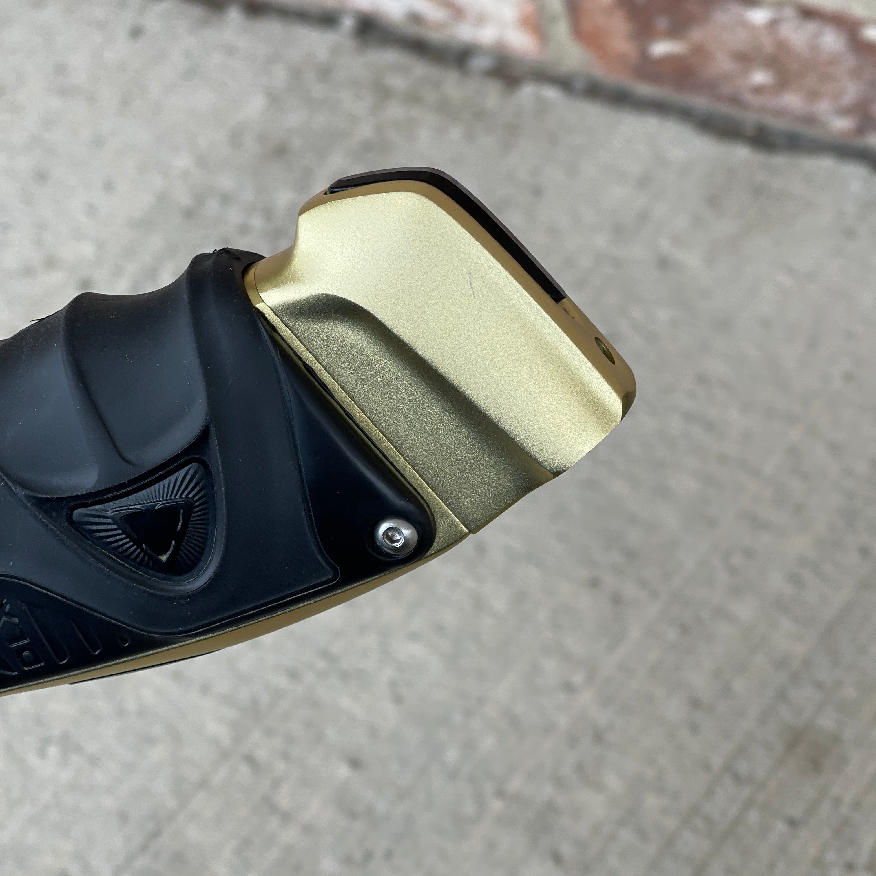 Used DLX Luxe X Paintball Gun - Dust Gold / Polished Black
