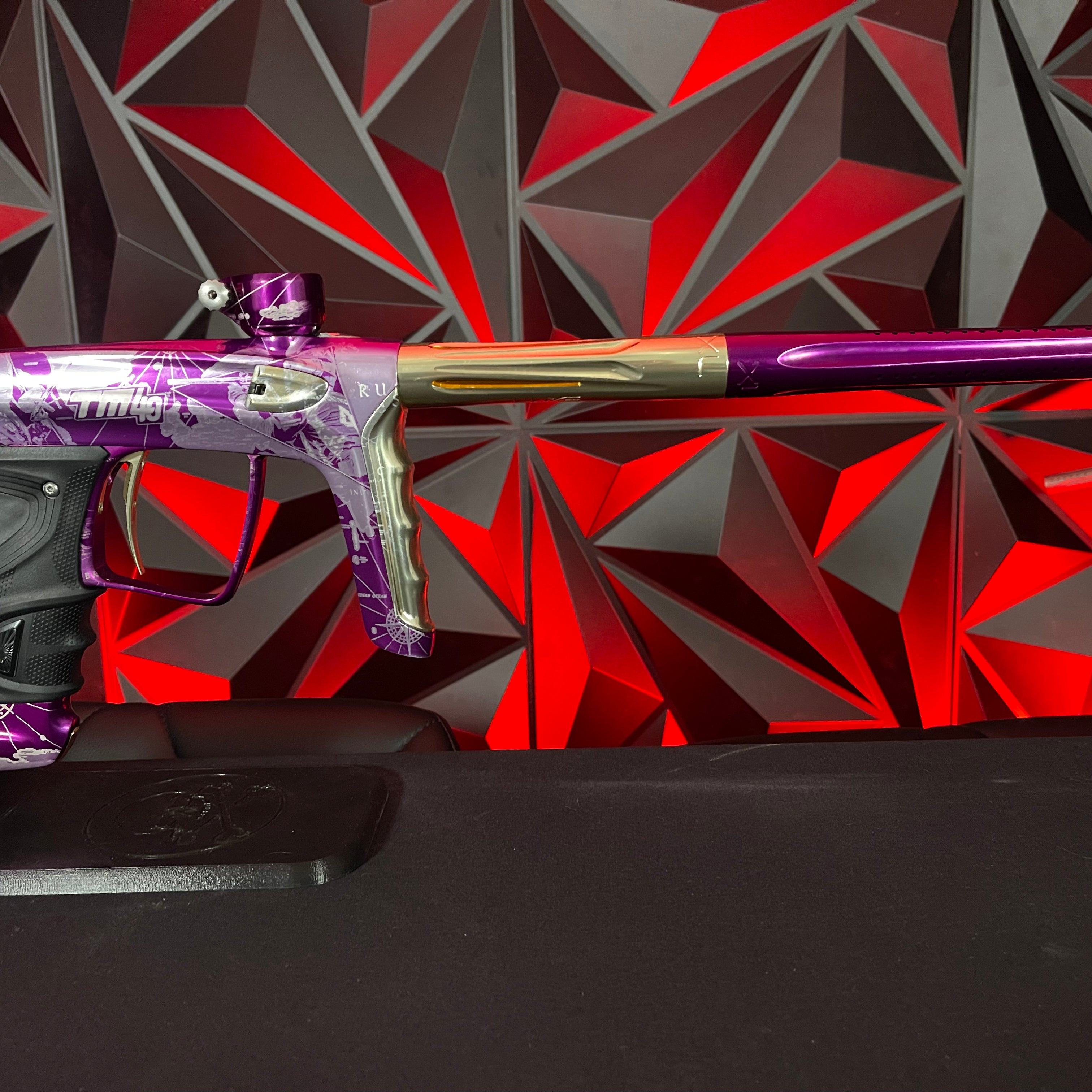Used DLX Luxe TM40 Paintball Gun - LE Commemorative Edition Purple/Gold **Misprint**