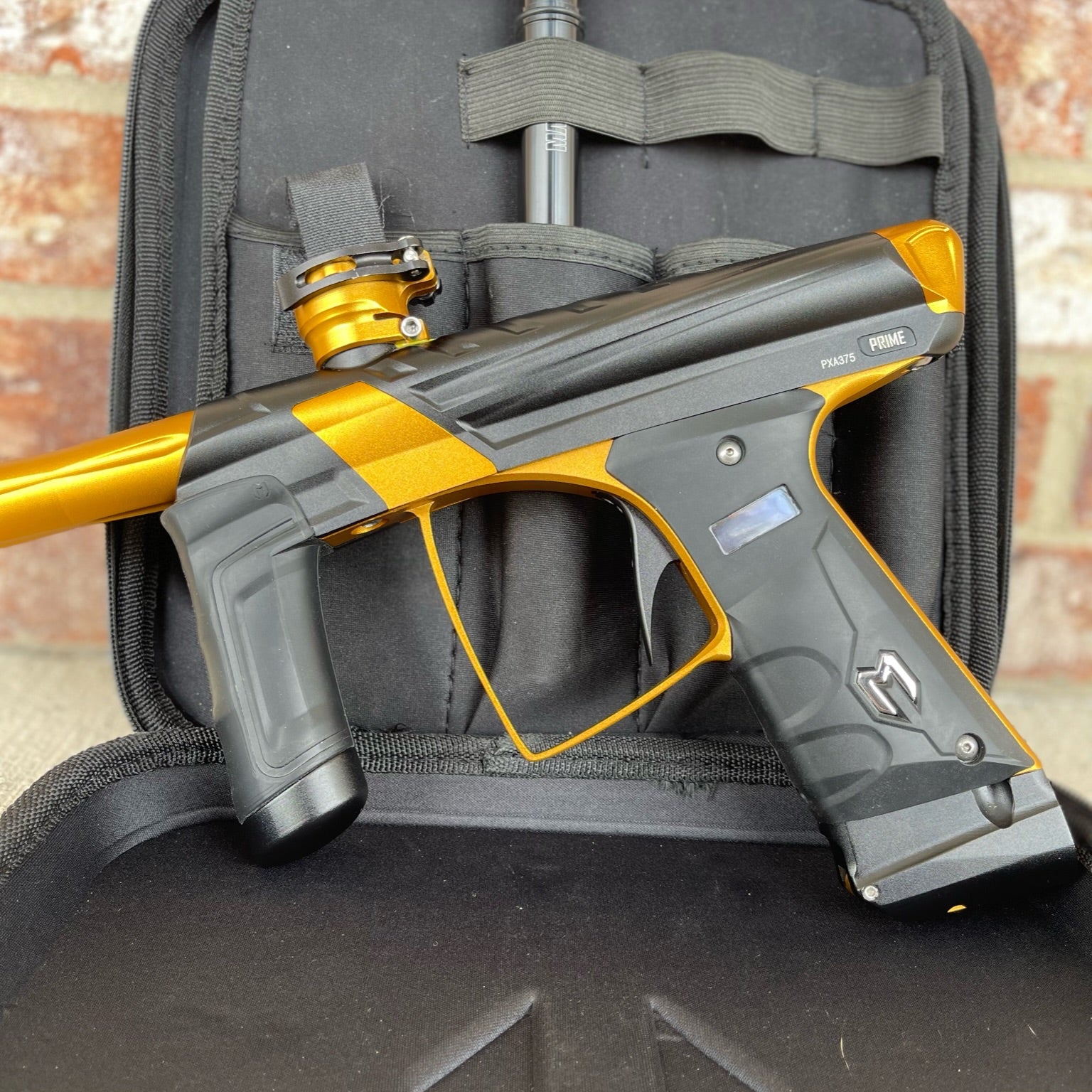 Used MacDev Prime XTS Paintball Gun - Dust Black/Gold