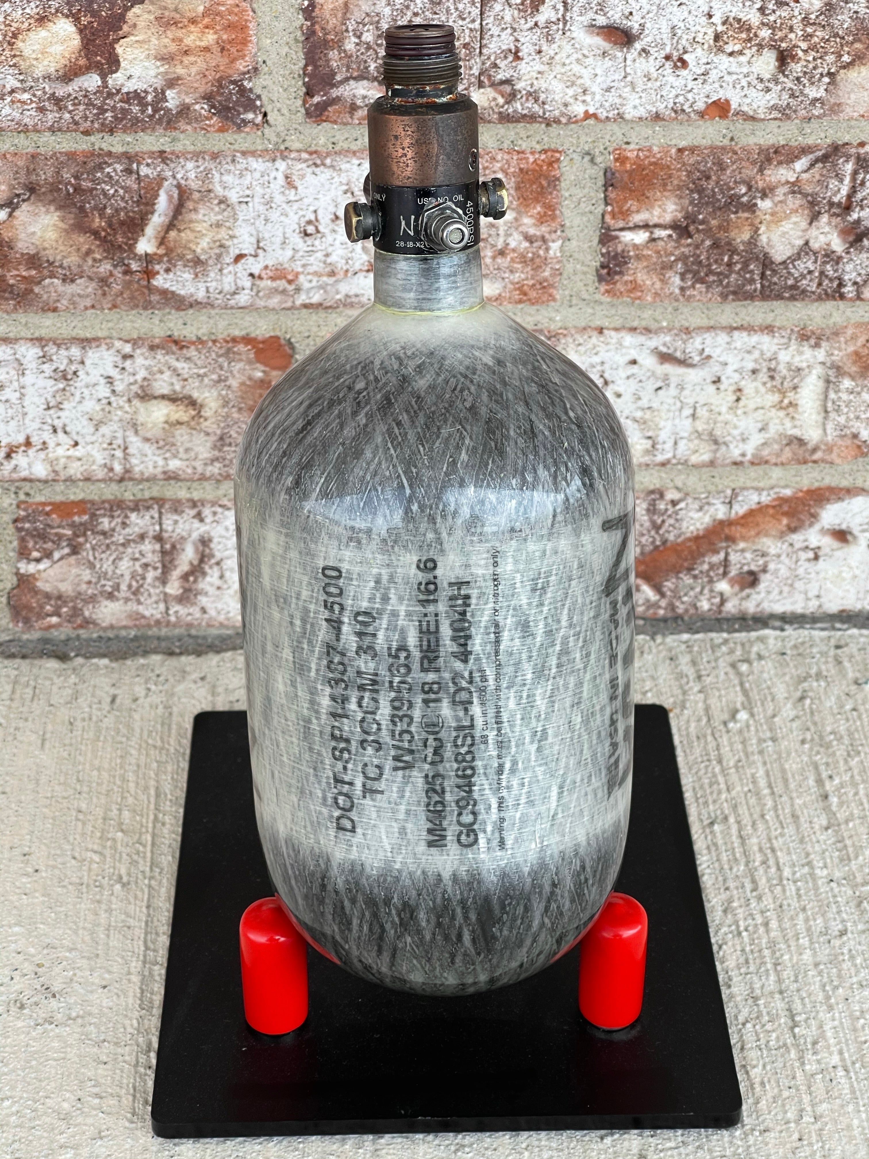 Used Ninja Lite 68/4500 Paintball Tank - Grey Ghost