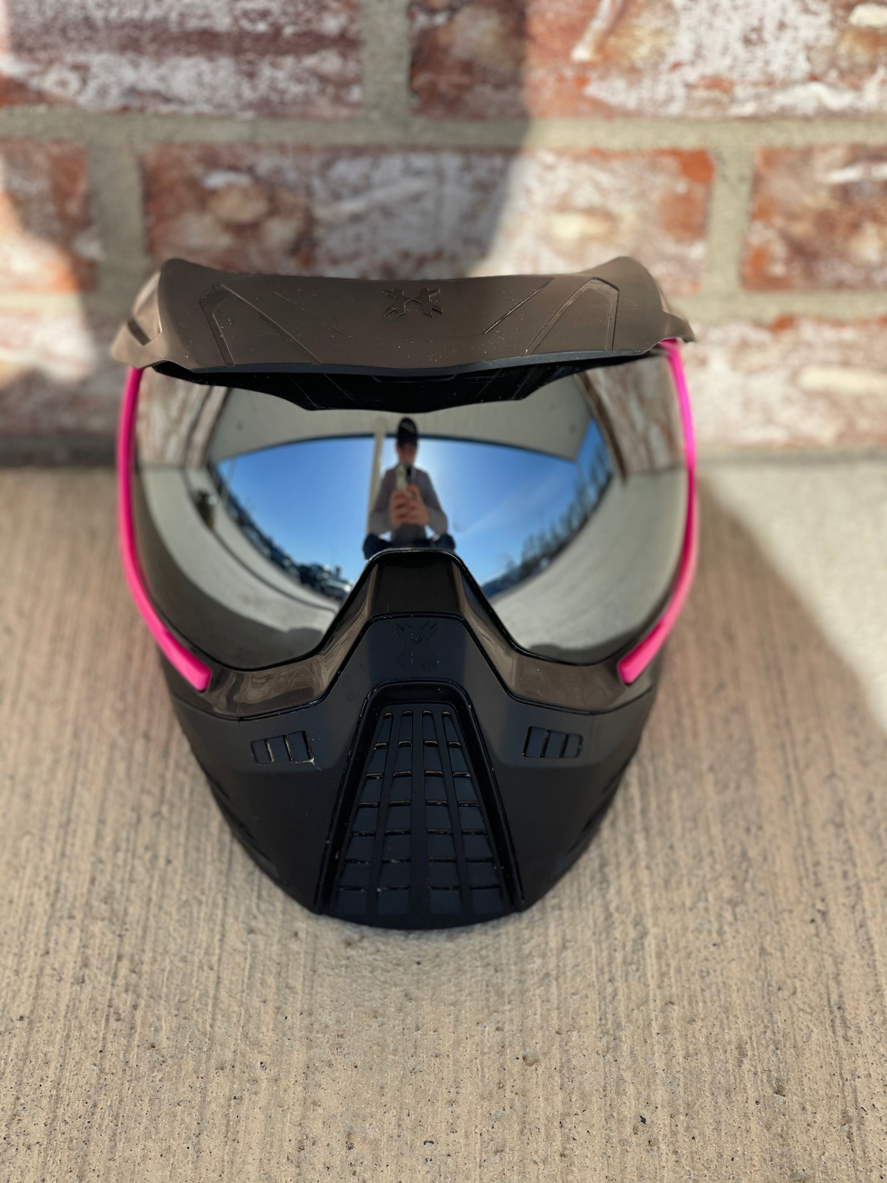 Used HK Army KLR Goggle - Black/Pink with Visor w/ 3 additional Lenses