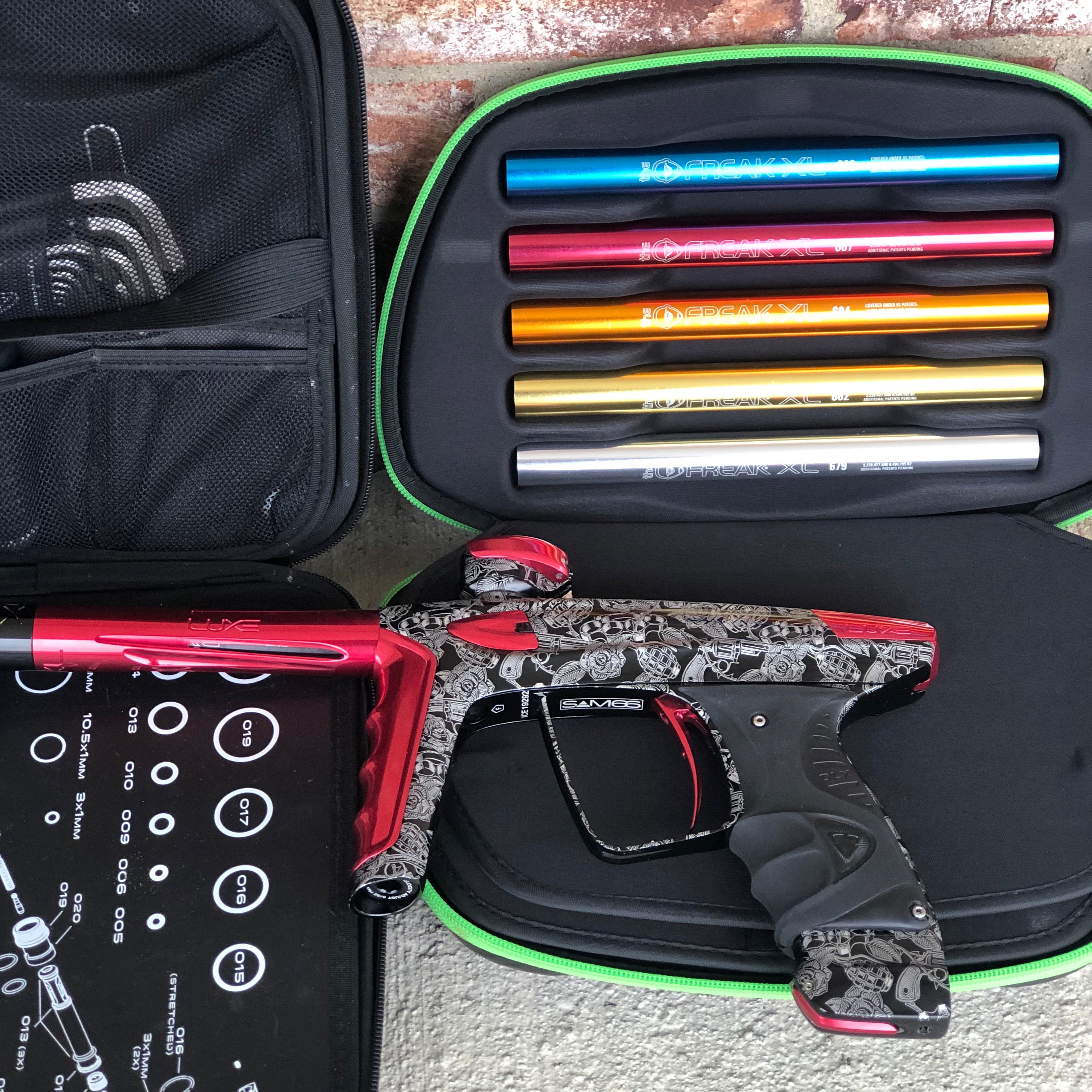 Used DLX Luxe Ice Paintball Gun - SAM66 Edition
