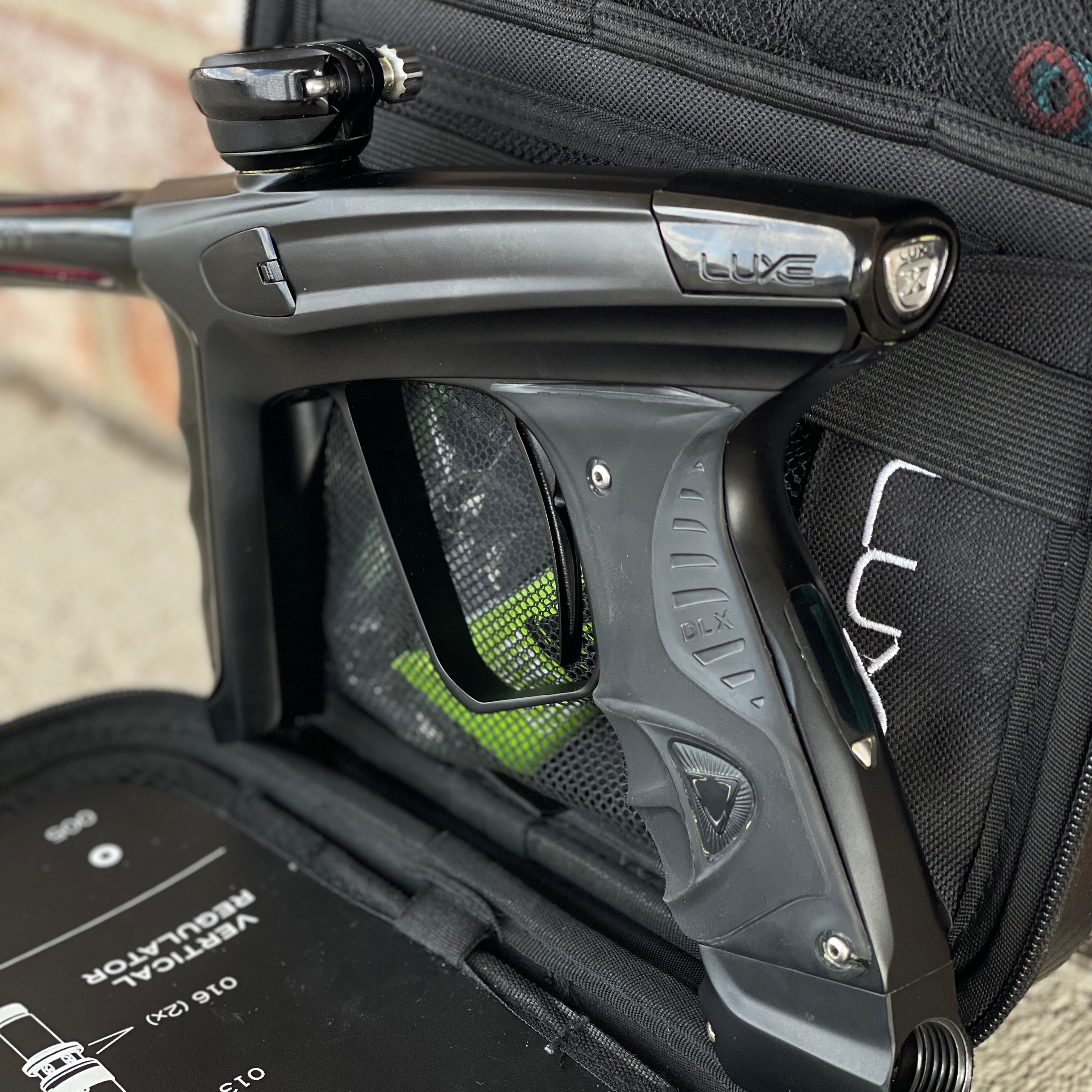 Used DLX Luxe X Paintball Gun - Black