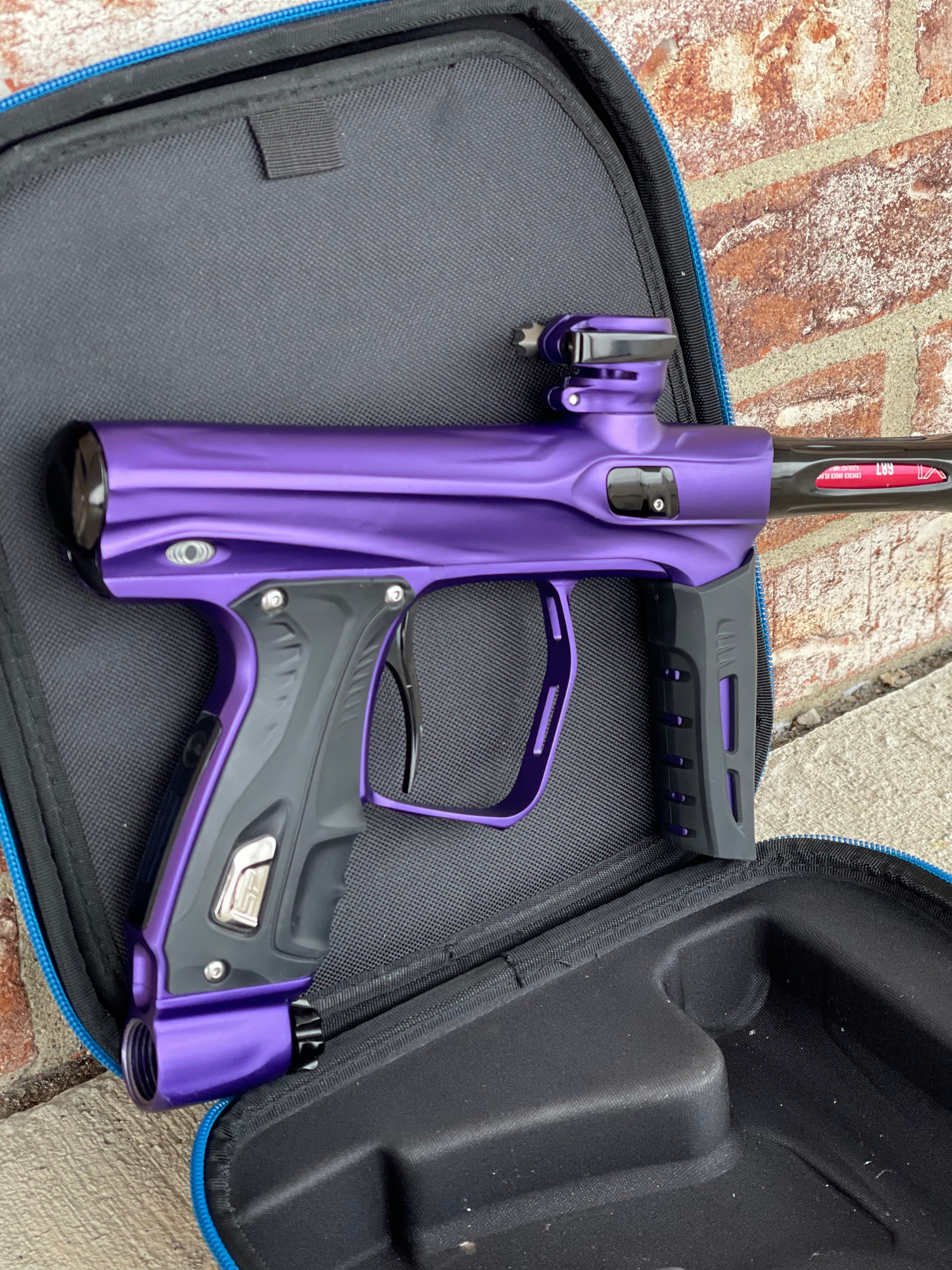 Used SP Shocker XLS Paintball Gun - Dust Purple