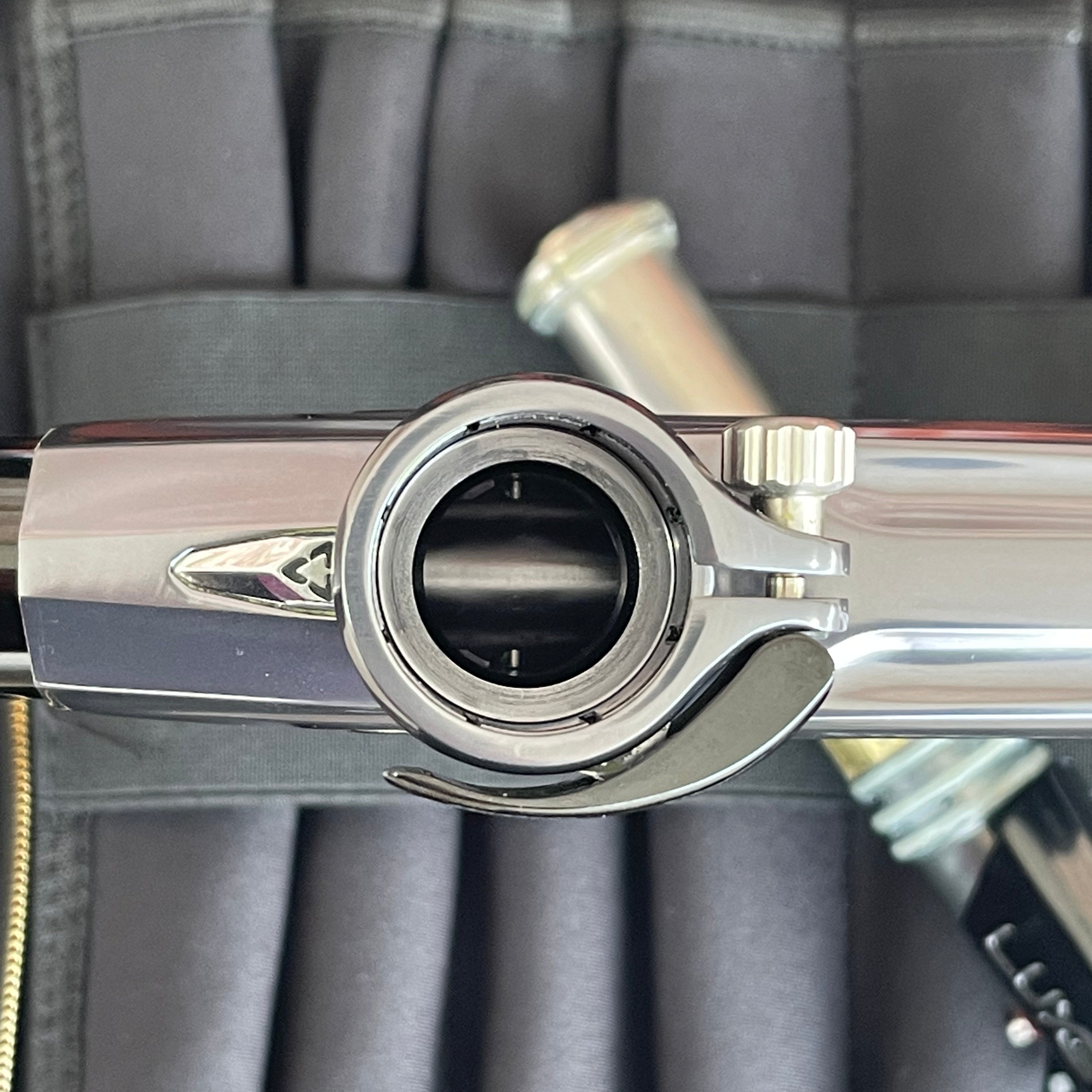 Used DLX Luxe X Paintball Gun - Dust Pewter/Polished Black w/ HK Army Exo 2.0 Case