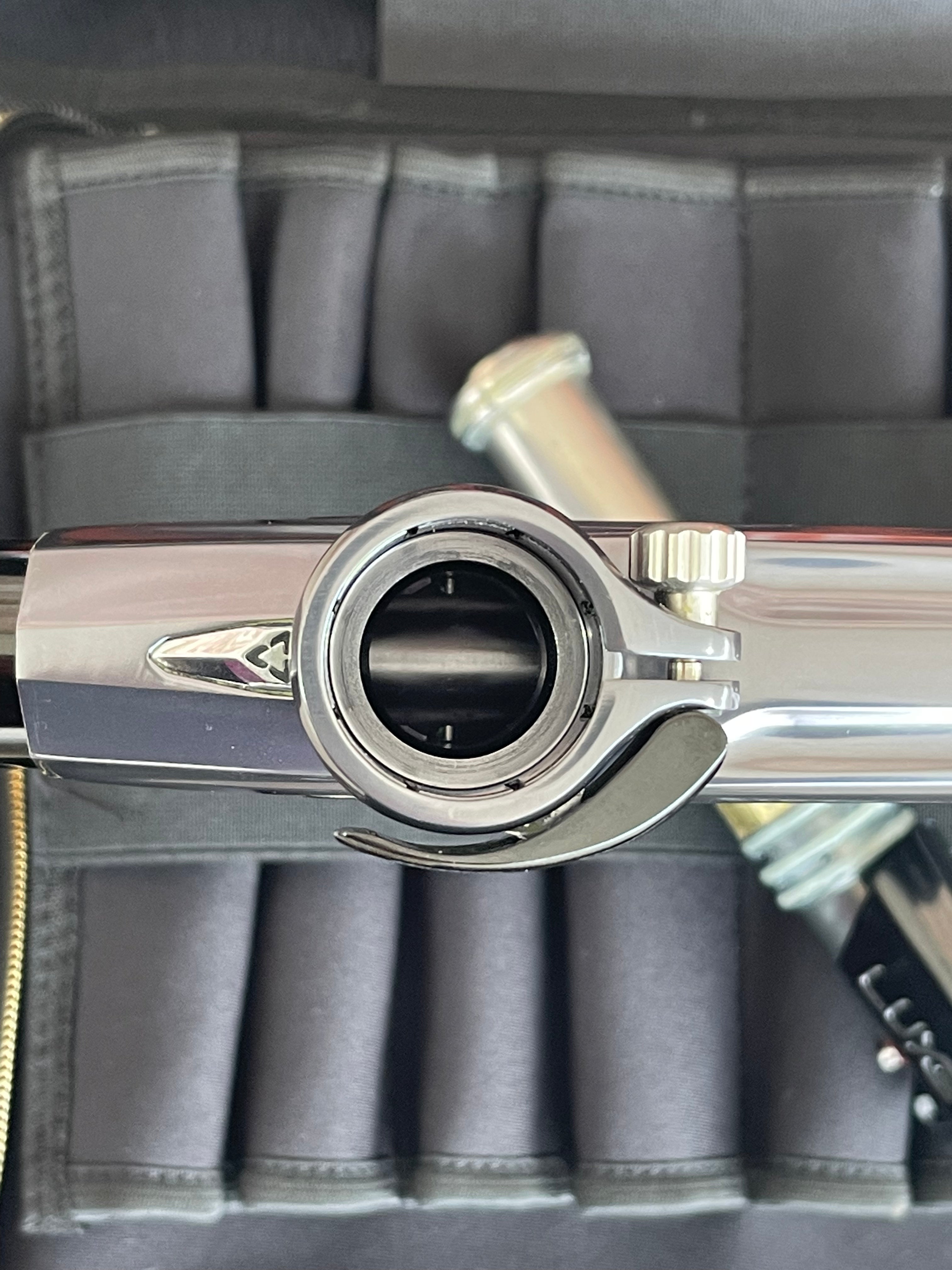 Used DLX Luxe X Paintball Gun - Dust Pewter/Polished Black w/ HK Army Exo 2.0 Case