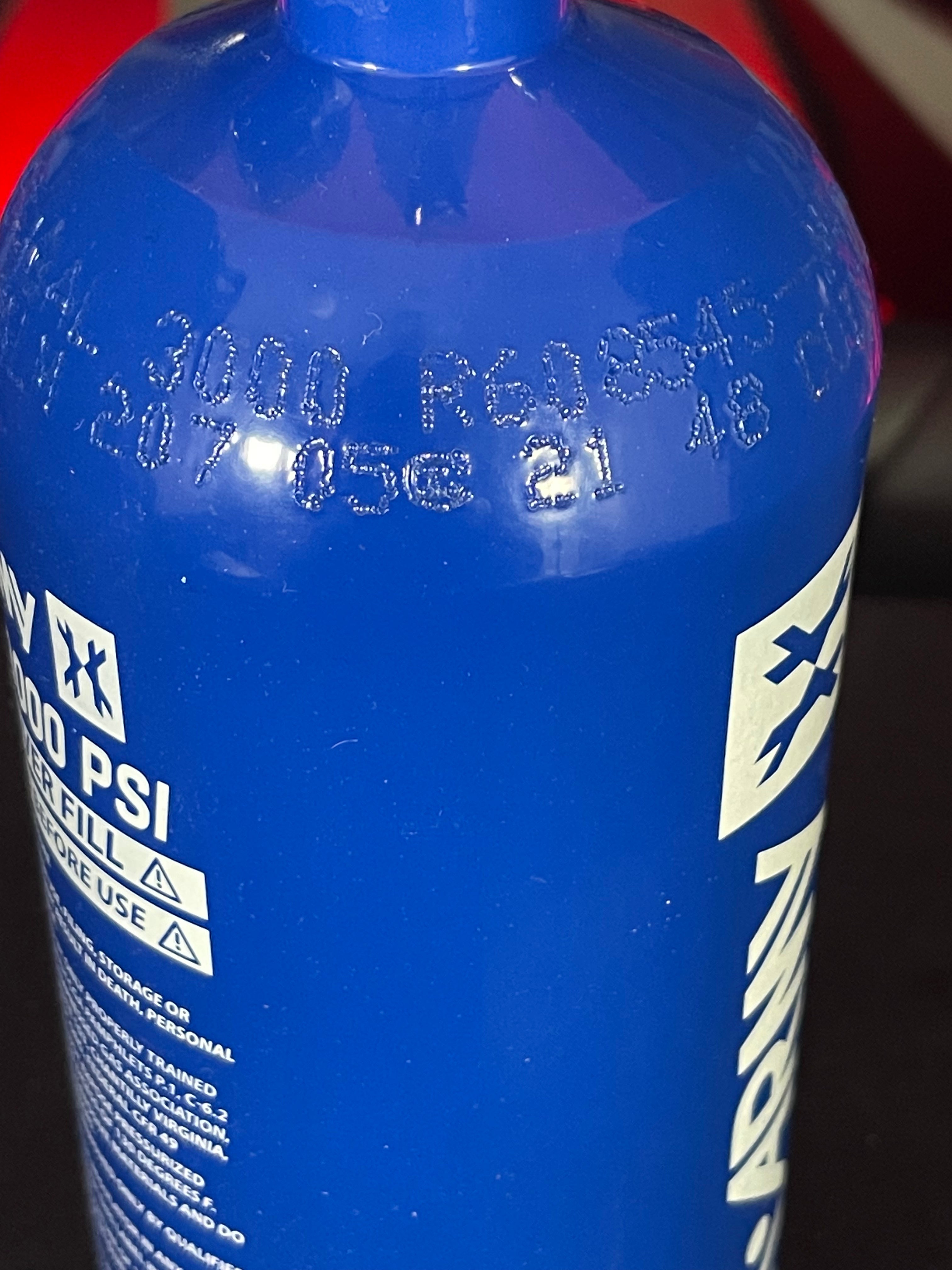 Used HK Army 48/3000 Paintball Tank - Blue