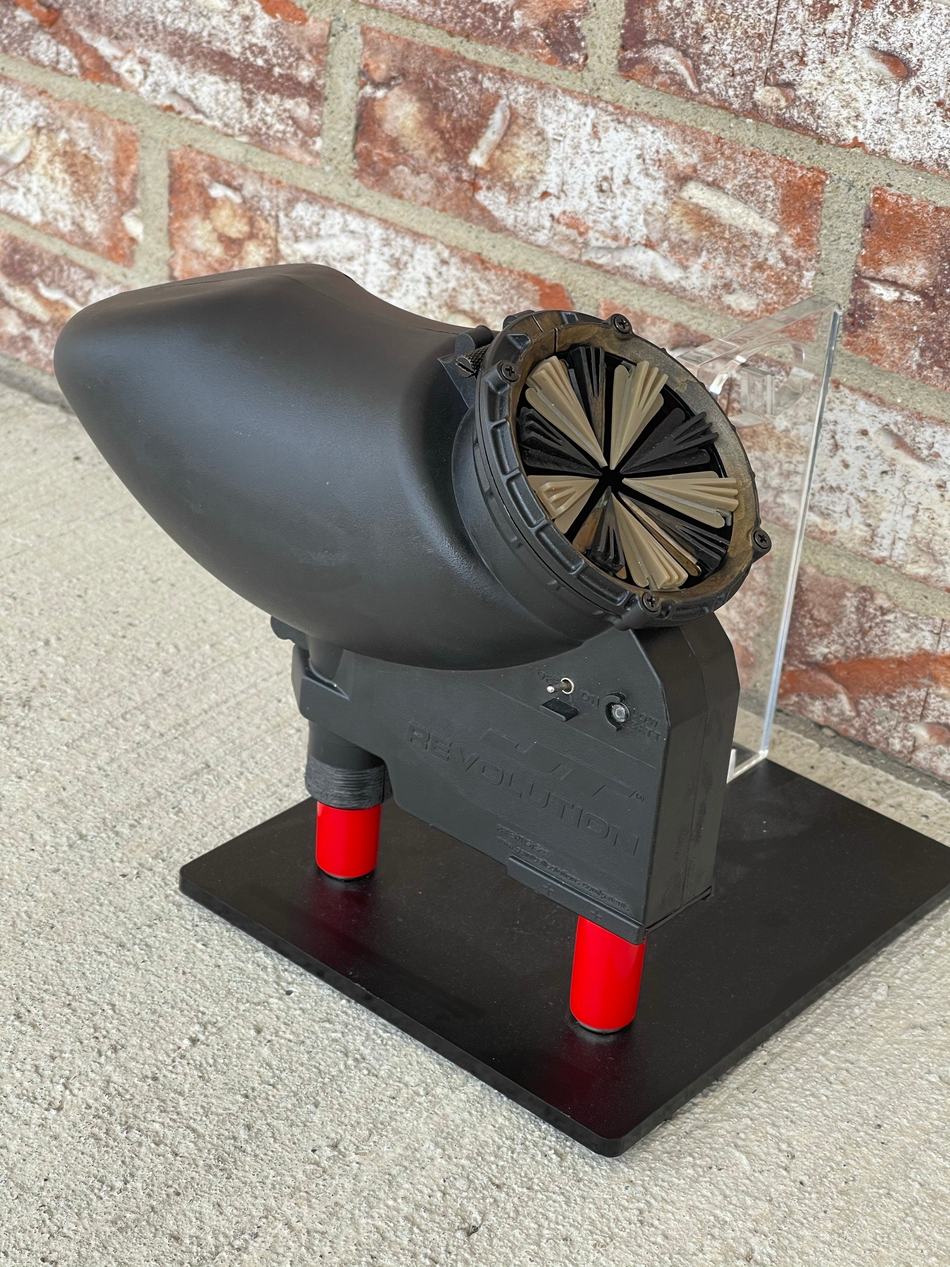Used JT Revolution Paintball Loader - Black w/ SpeedFeed