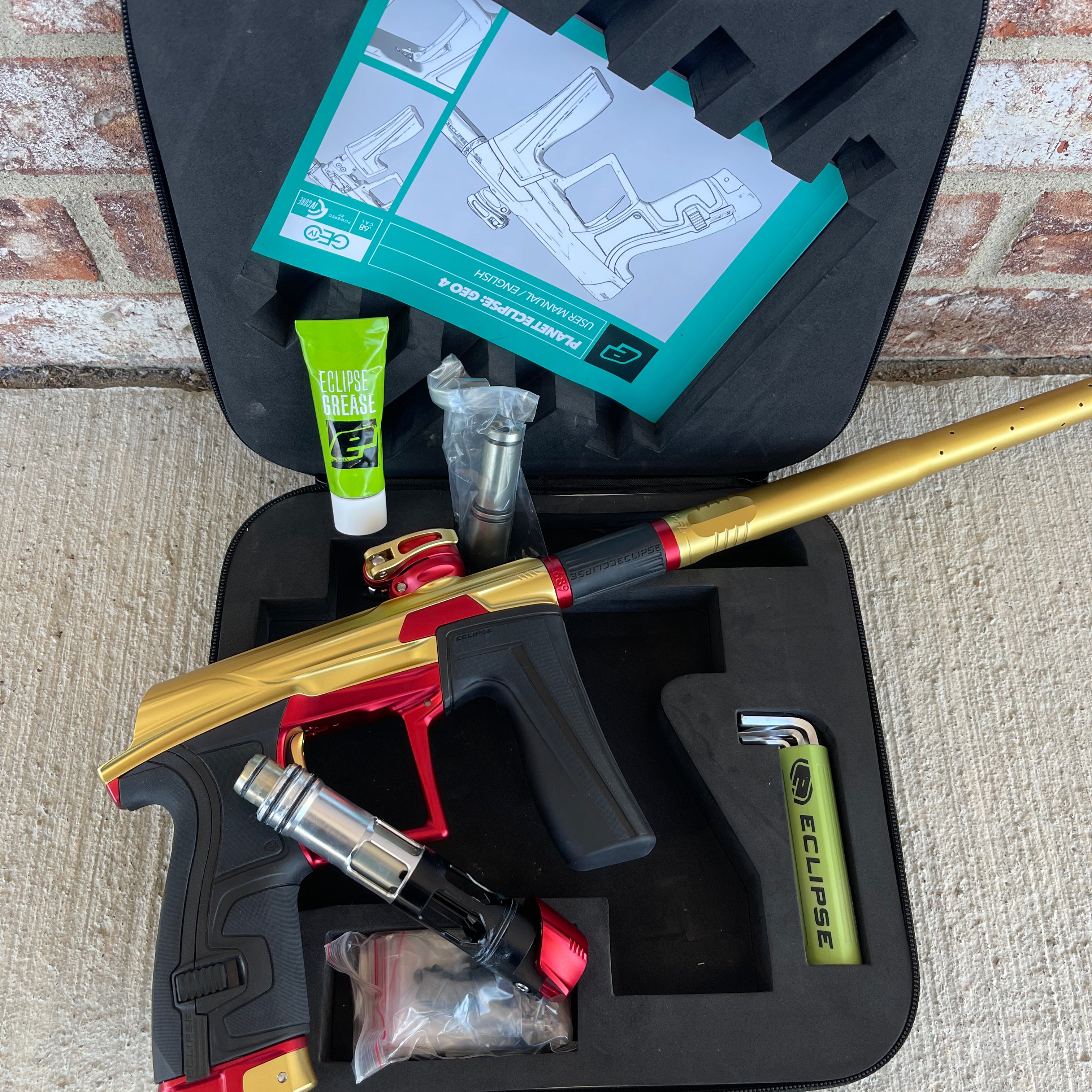 Used Planet Eclipse Geo 4 Paintball Gun - Fire Opal