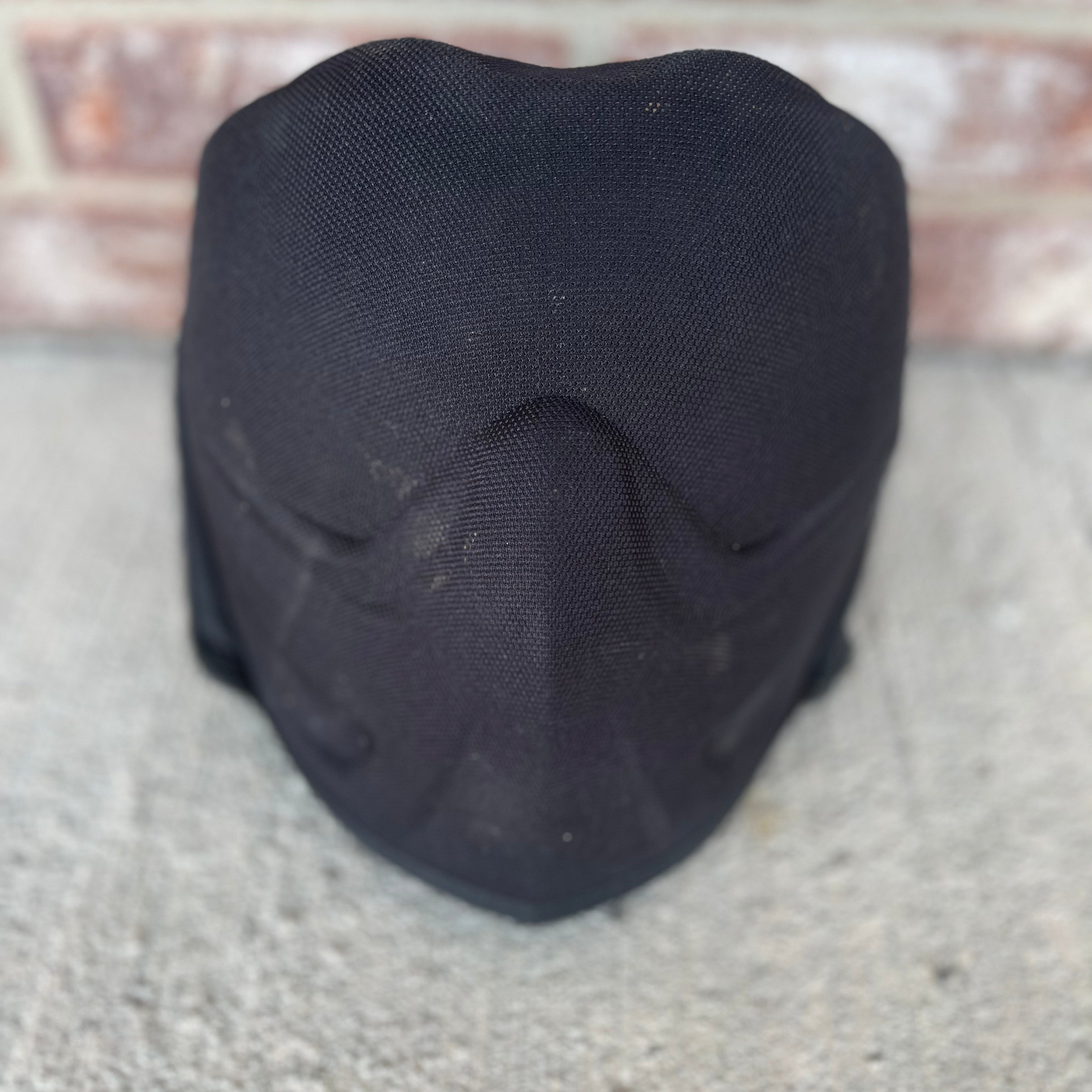 Used Push White Skull Paintball Mask w/ Hard Carry Case