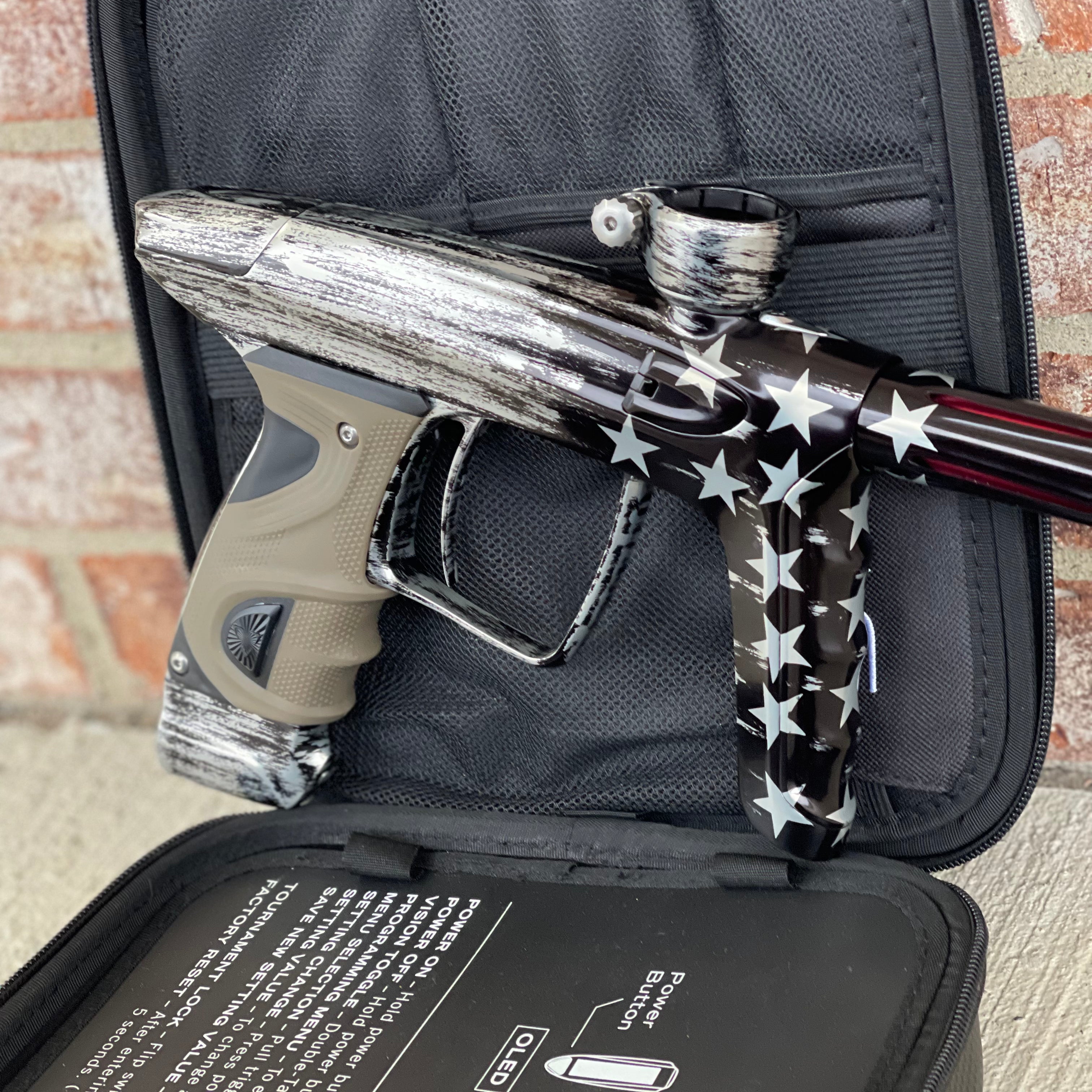 Used DLX Luxe TM40 Paintball Gun - Black Flag