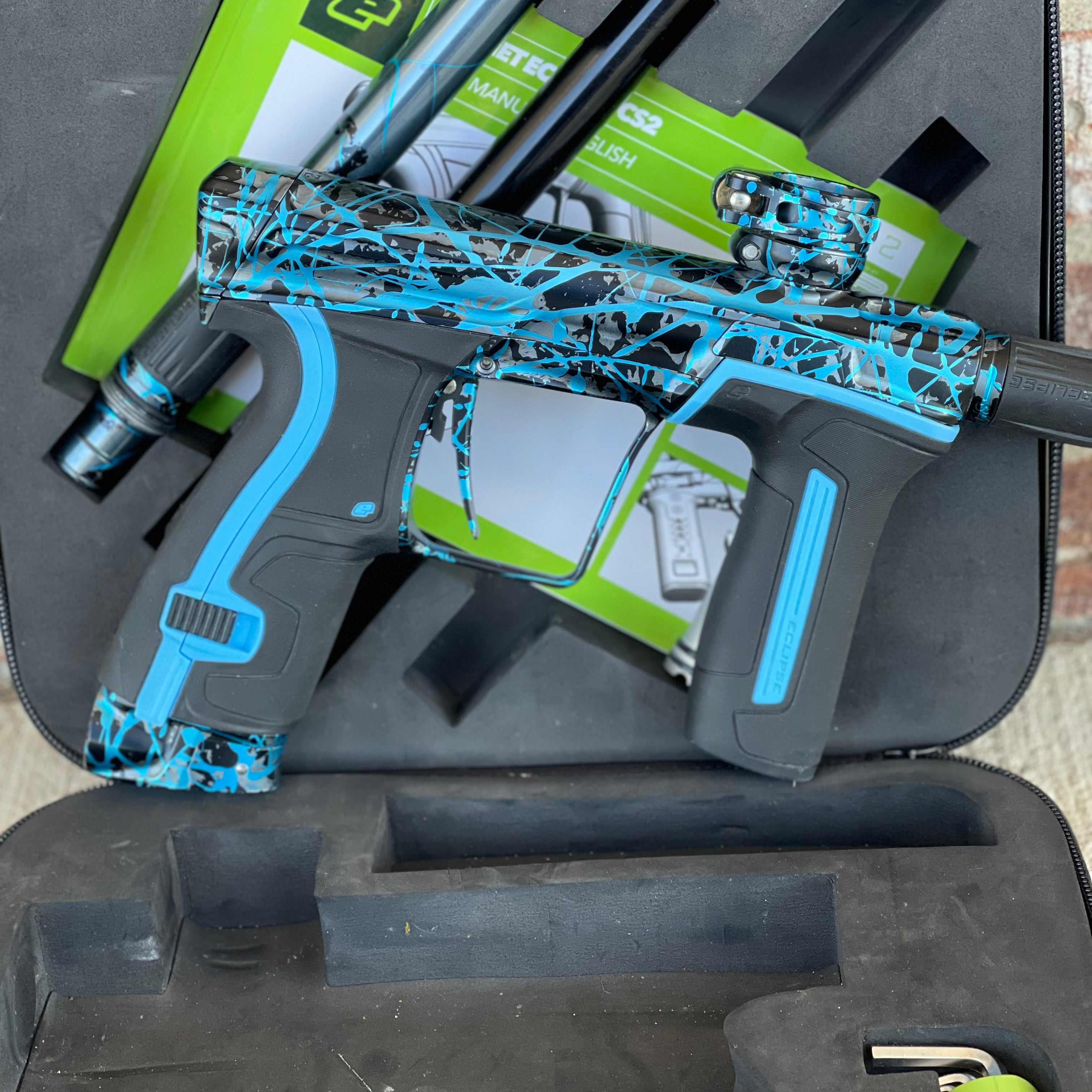 Used Planet Eclipse CS2 Paintball Gun - Aftershock Splash