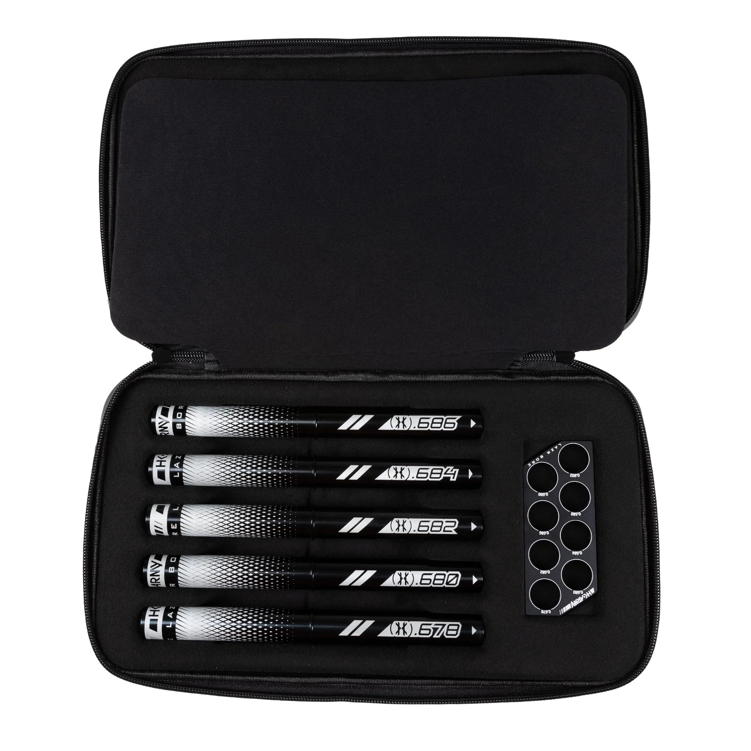 HK Army LAZR Barrel Kit - Elite Orbit - Autococker Thread - Dust Silver/Black Inserts