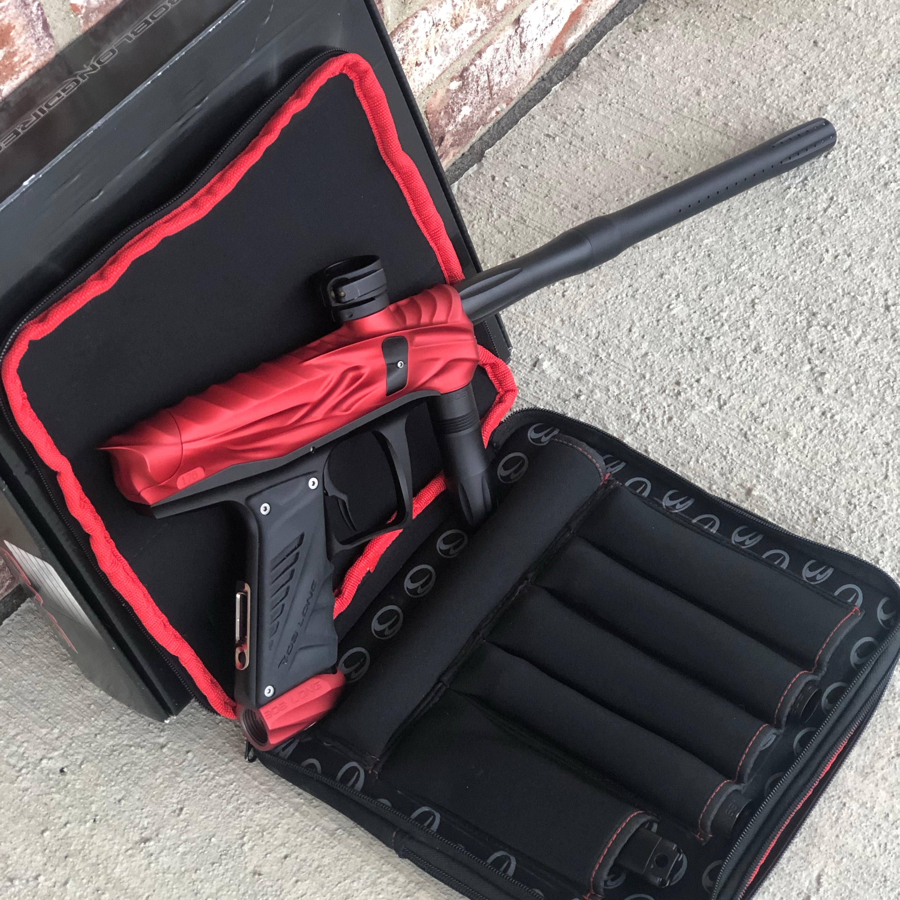 Used Bob Long Reptile Paintball Marker - Dust Red